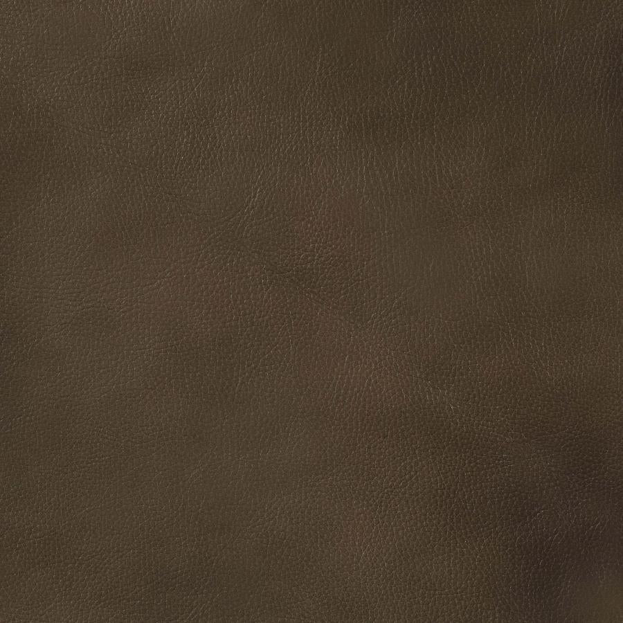 Leaton Upholstered Recessed Arm Sofa Brown Sugar - Image 9