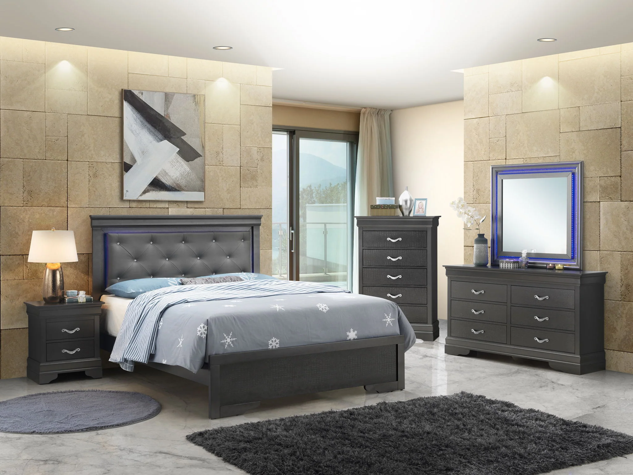 LED Elegant Bed - Image 6