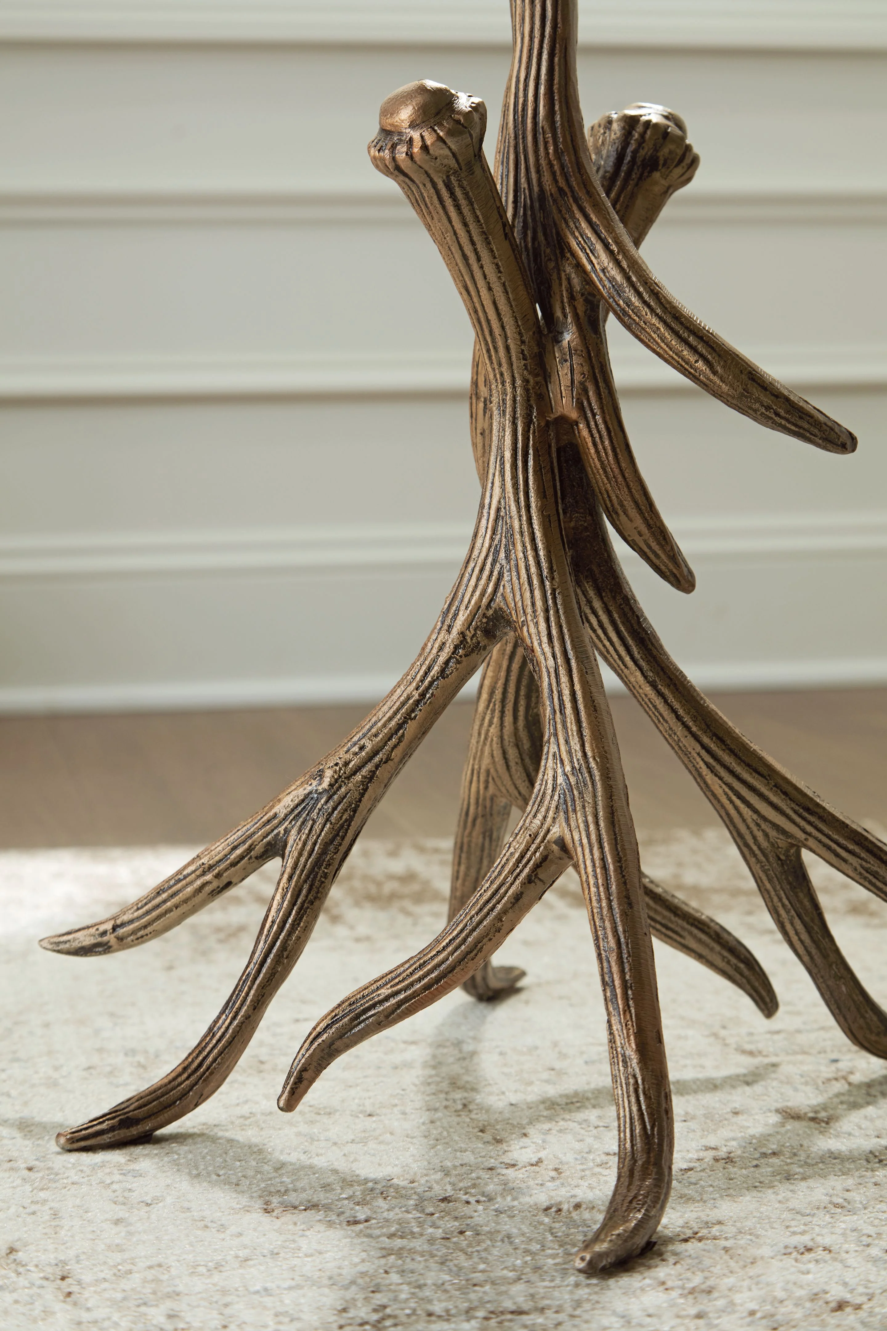 Lemkins - Accent Table - Black / Antique Gold Finish - Image 6