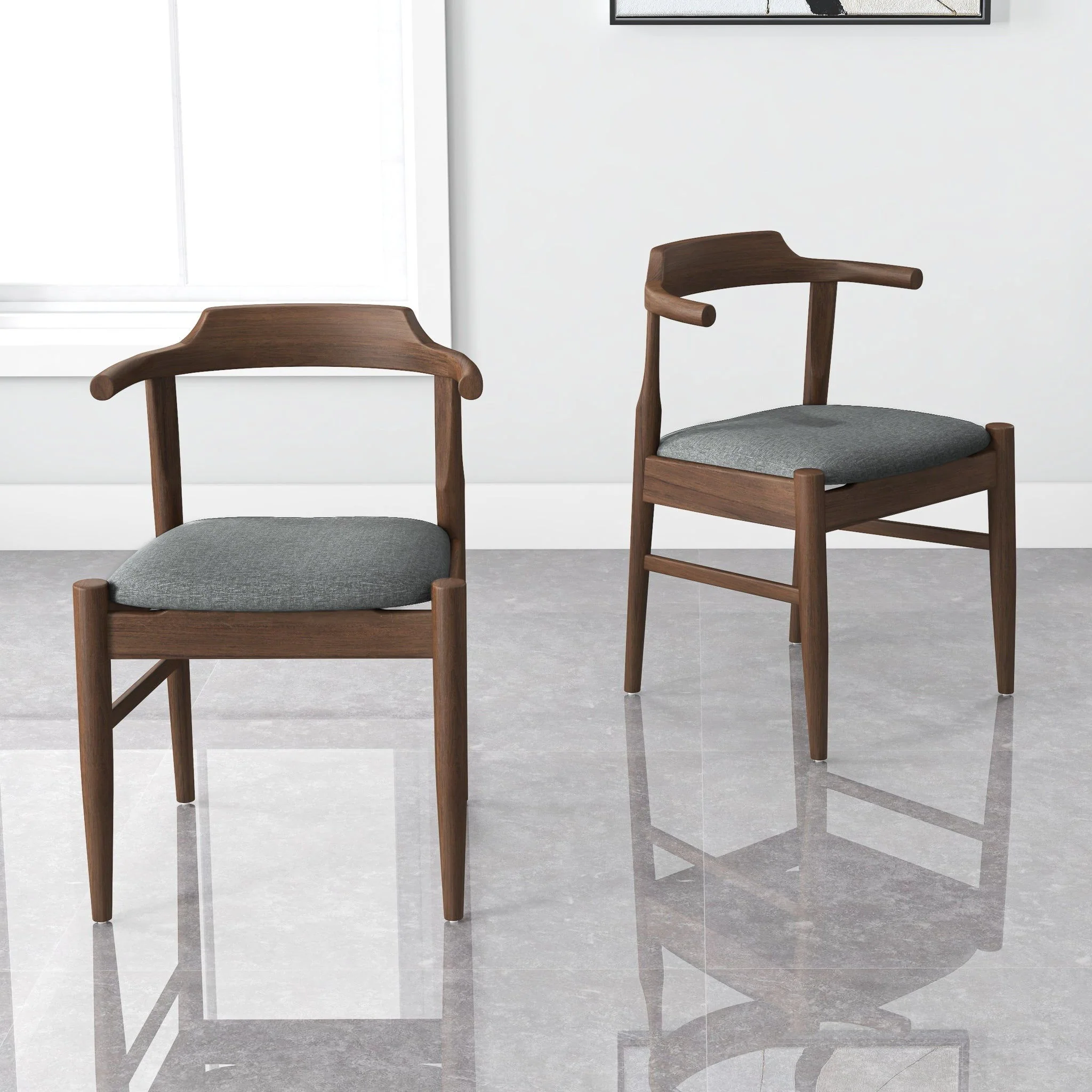 Leon - Mid-Century Modern Dining Chair (Set of 2) - Image 10