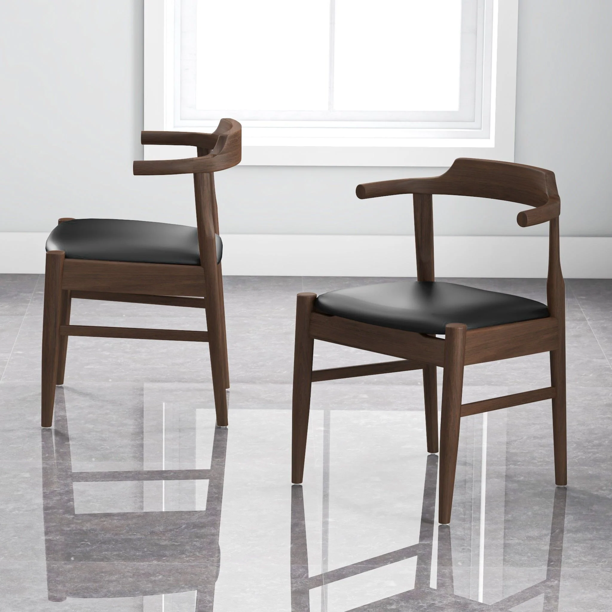 Leon - Mid-Century Modern Dining Chair (Set of 2) - Image 16