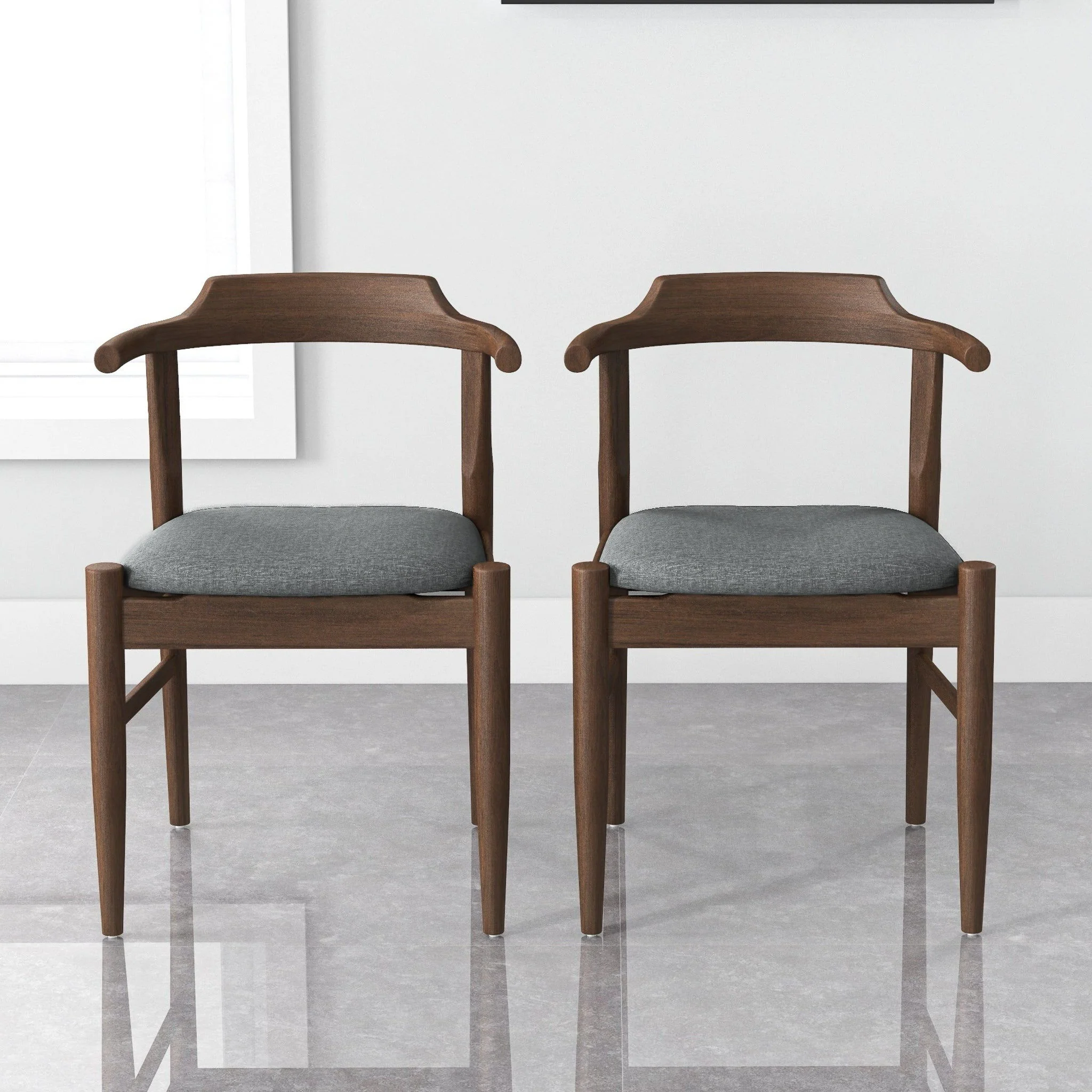 Leon - Mid-Century Modern Dining Chair (Set of 2) - Image 4