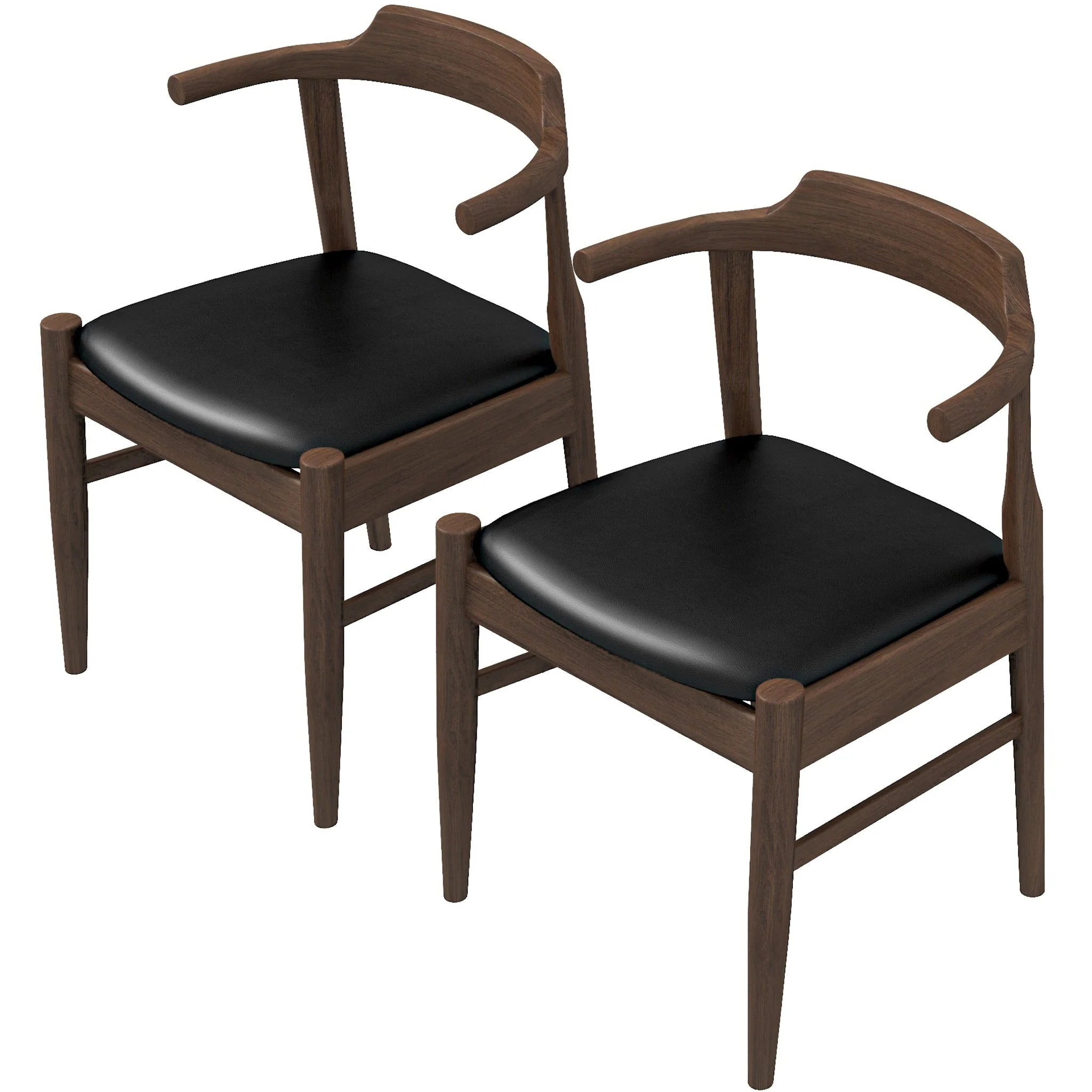 Leon - Mid-Century Modern Dining Chair (Set of 2) - Image 7