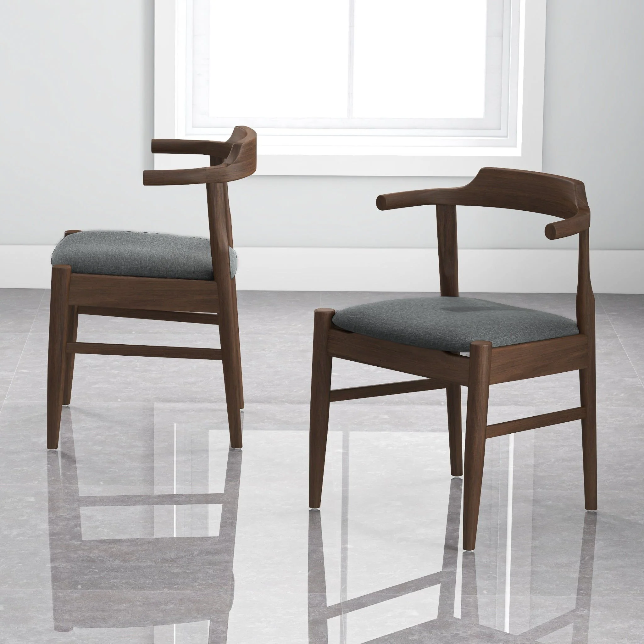 Leon - Mid-Century Modern Dining Chair (Set of 2) - Image 8