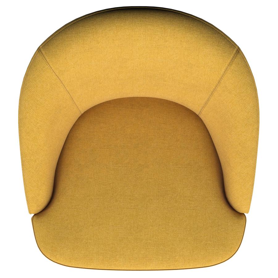 Leon - Upholstered Barrel Accent Swivel Chair - Image 20