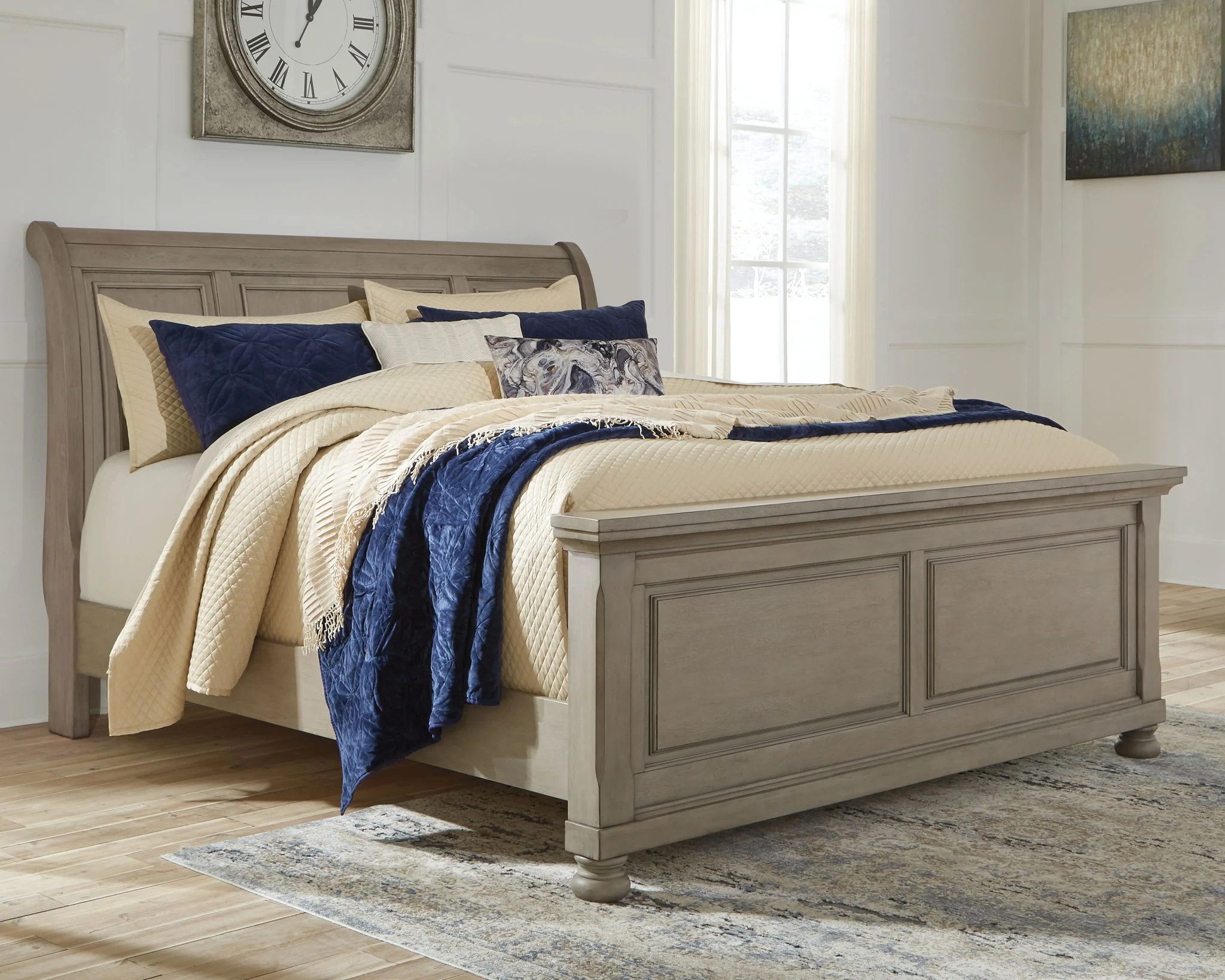 Lettner - Sleigh Bed Set - Image 4