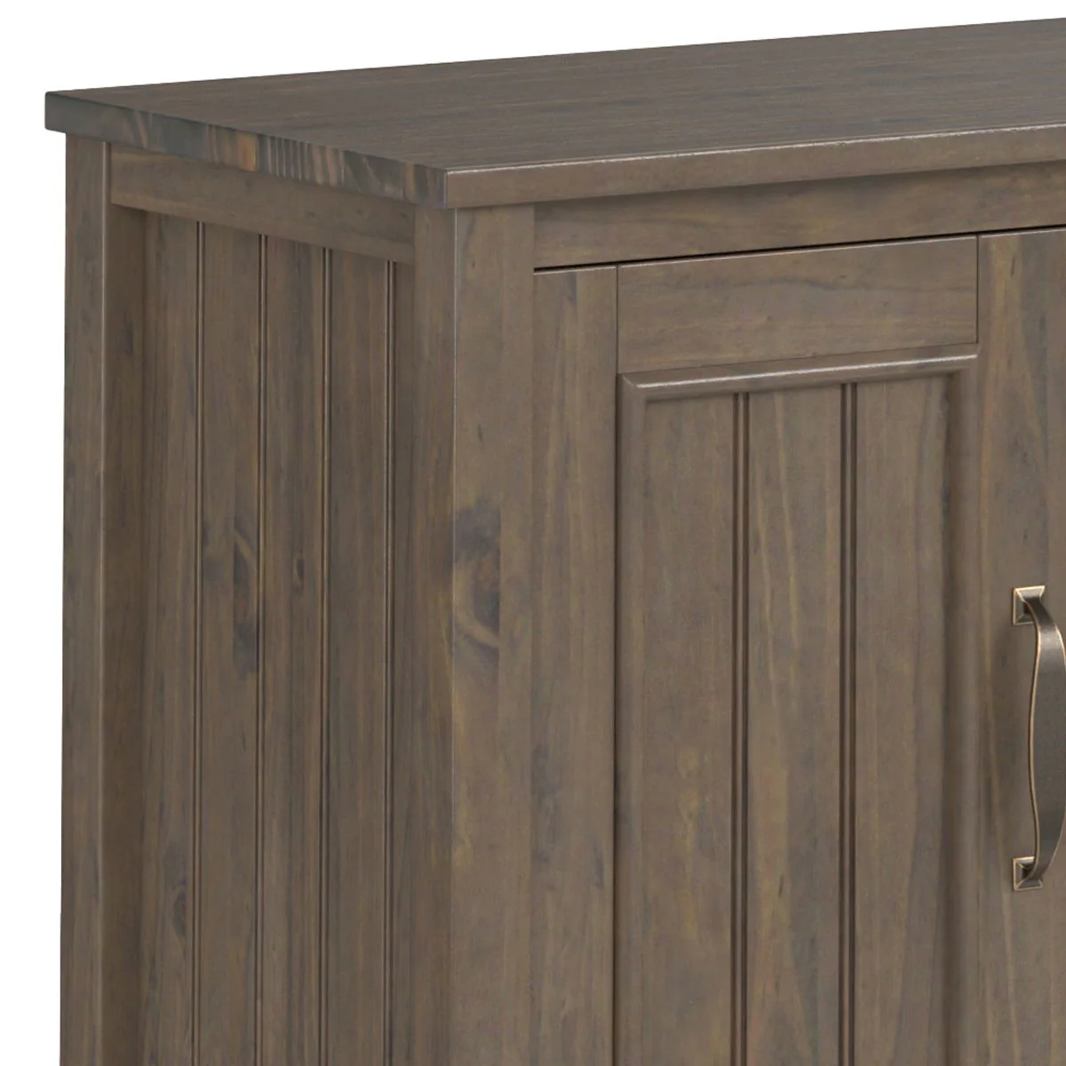 Lev - Handcrafted TV Media Stand - Smoky Brown - Image 9