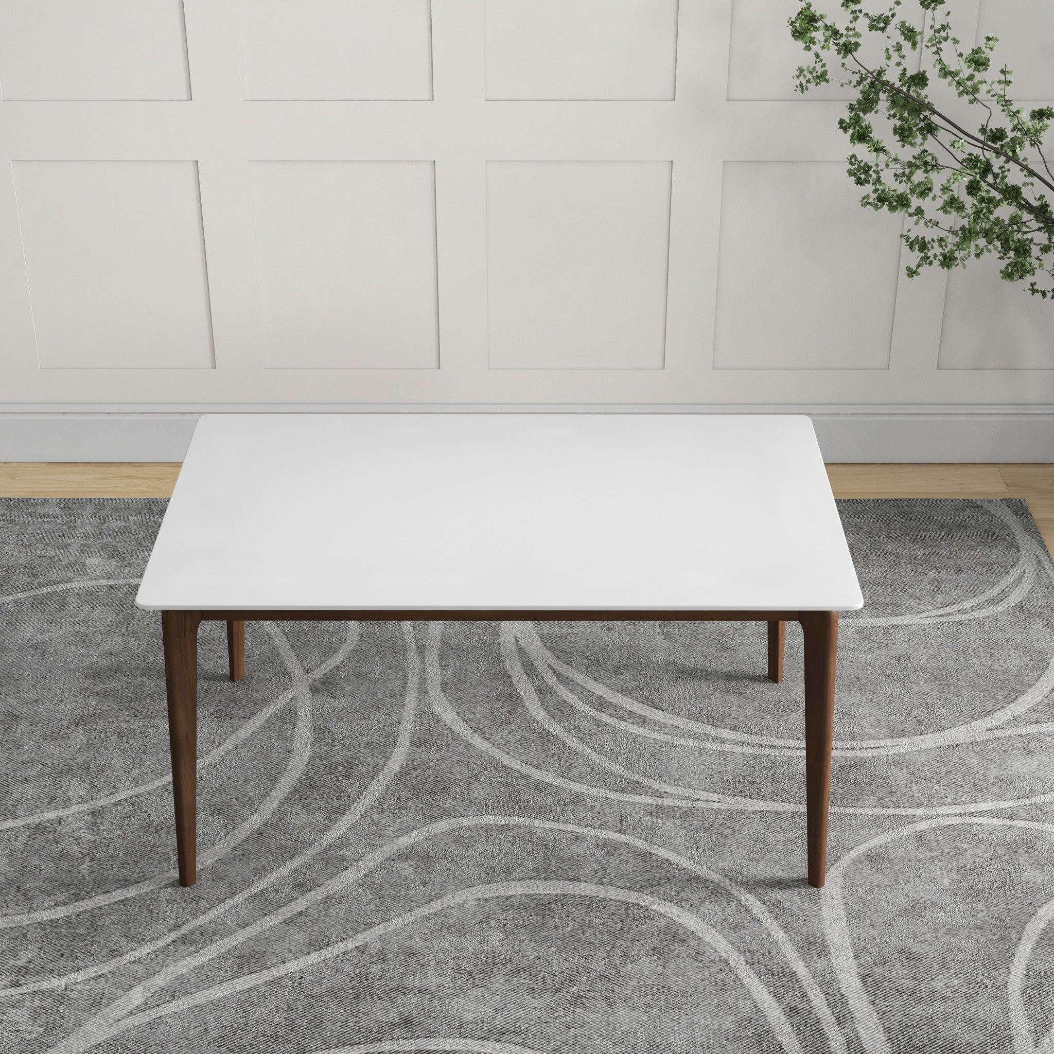 Levi - Modern Style Rectangular Dining Kitchen Table - Image 10