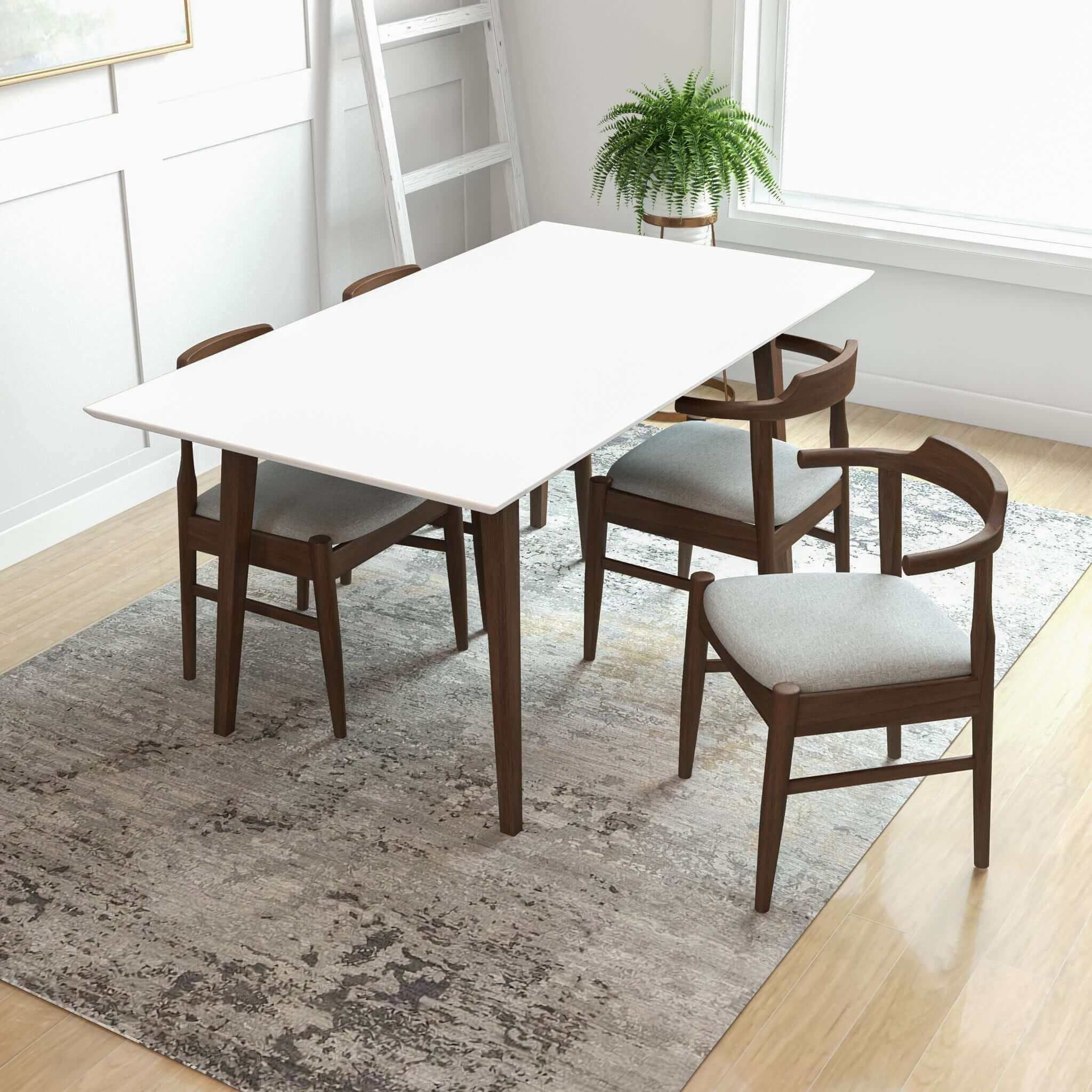 Levi - Modern Style Rectangular Dining Kitchen Table - Image 24