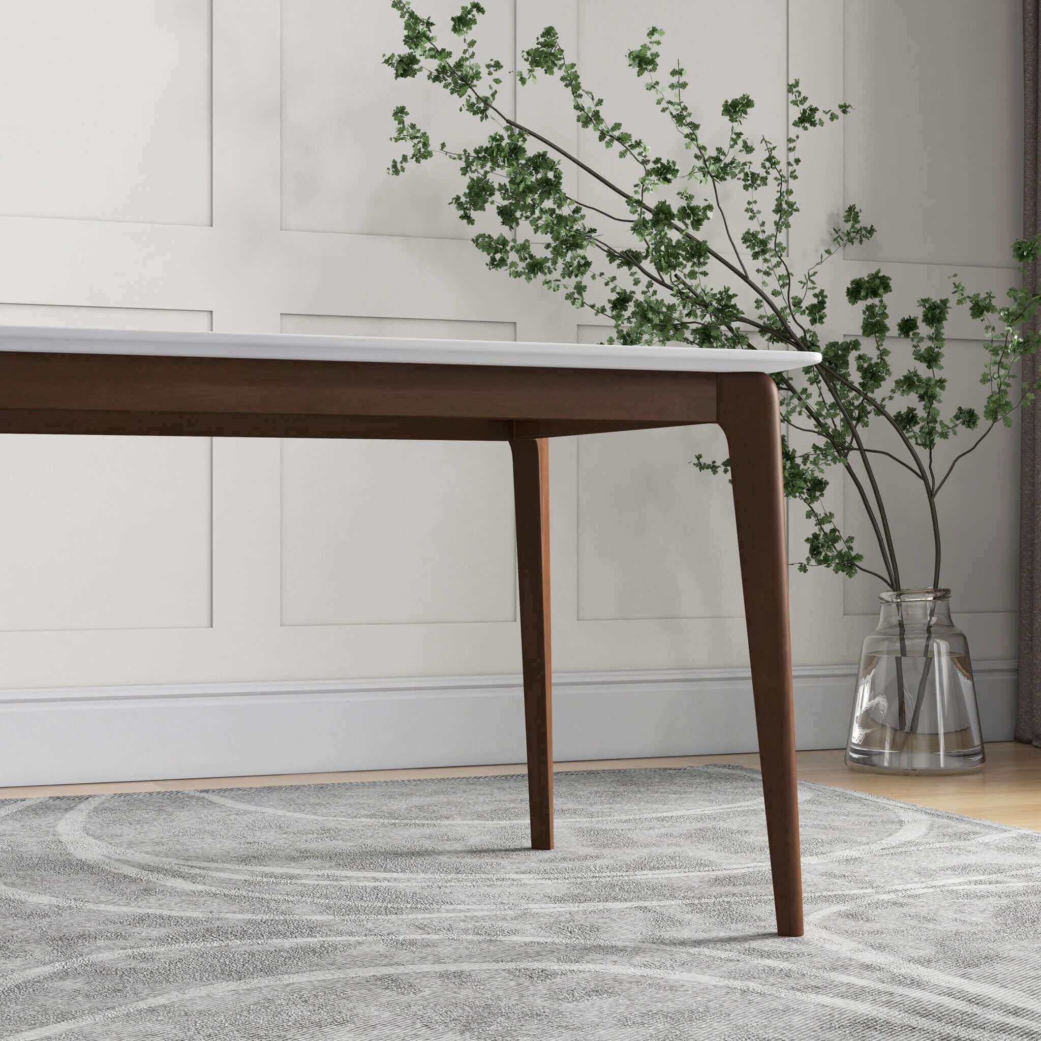 Levi - Modern Style Rectangular Dining Kitchen Table - Image 30