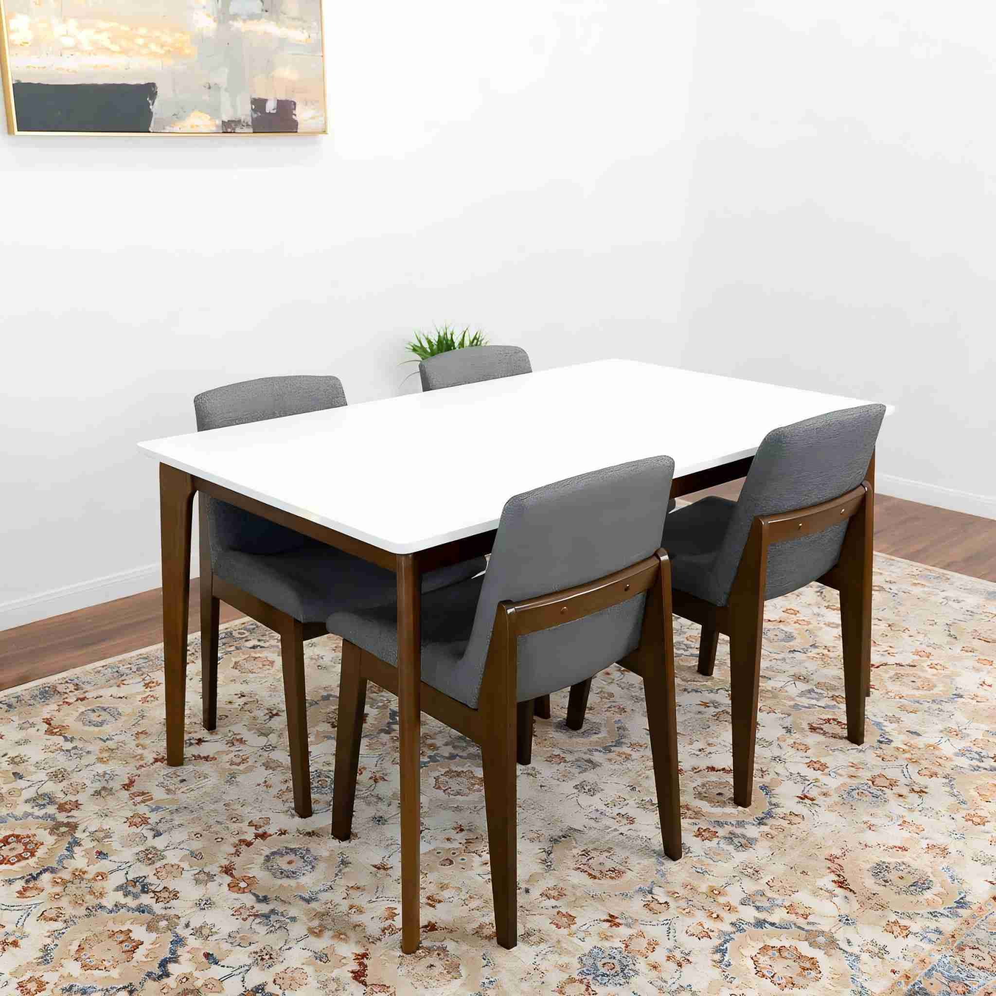 Levi - Modern Style Rectangular Dining Kitchen Table - Image 38