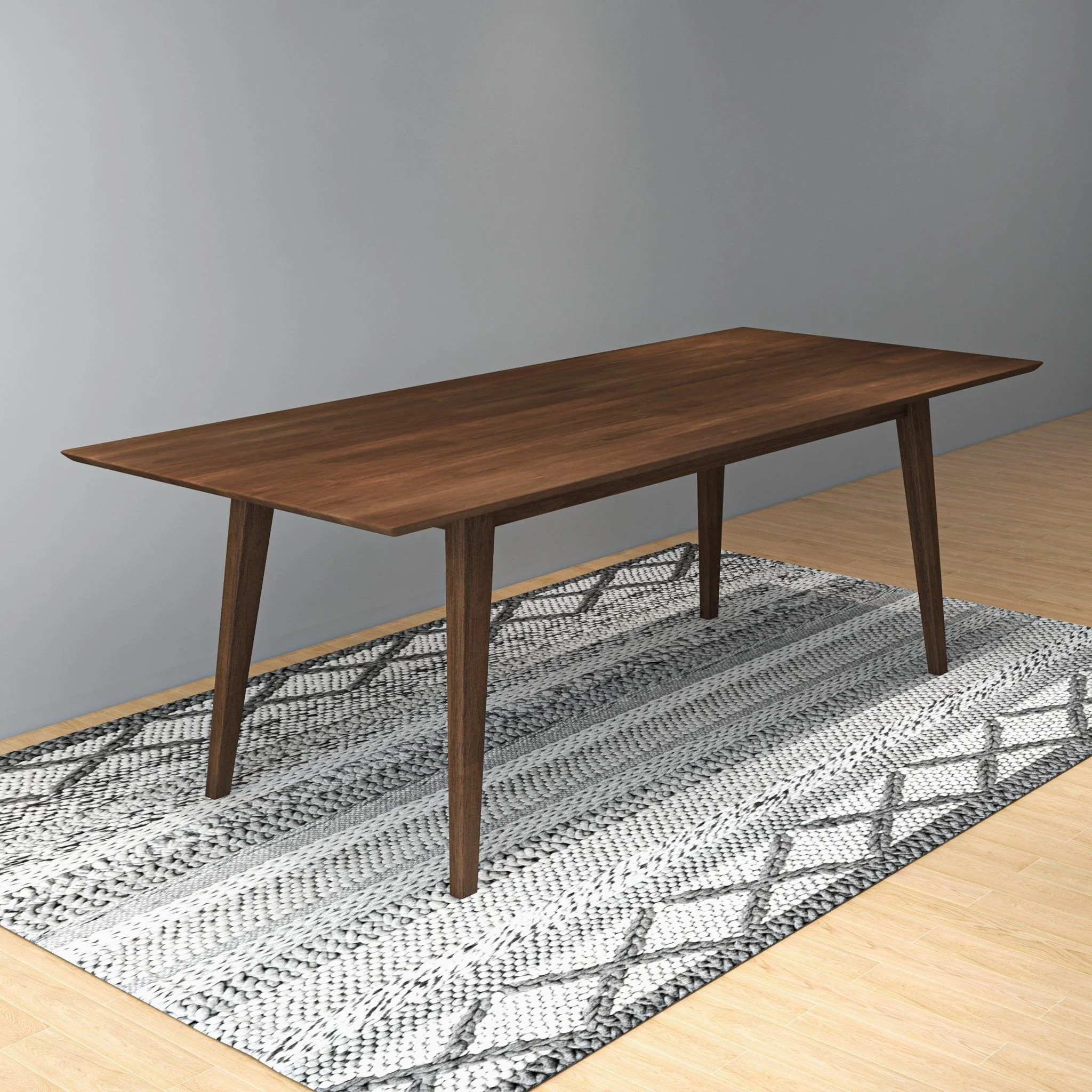 Levi - Modern Style Rectangular Dining Kitchen Table - Image 42