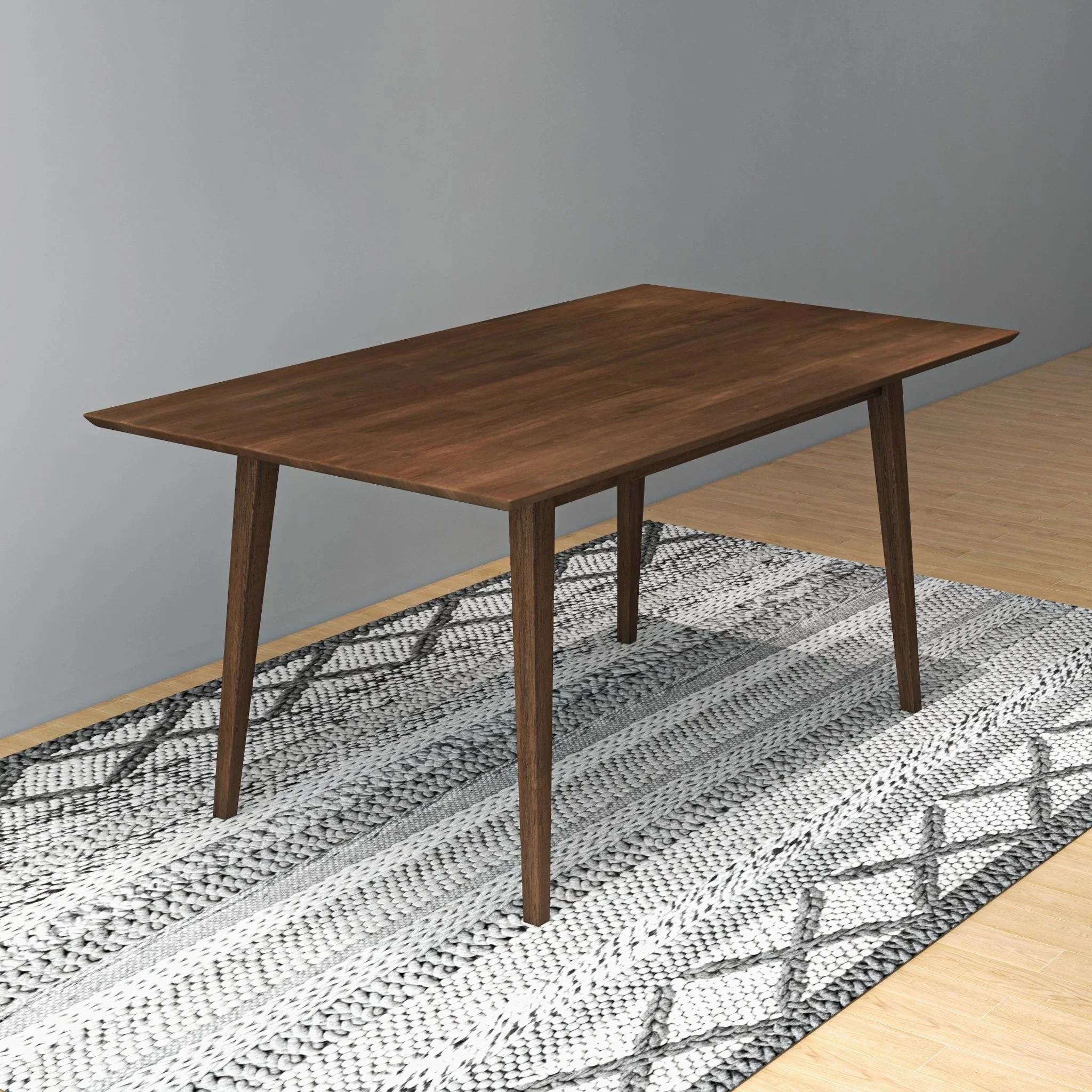 Levi - Modern Style Rectangular Dining Kitchen Table - Image 45
