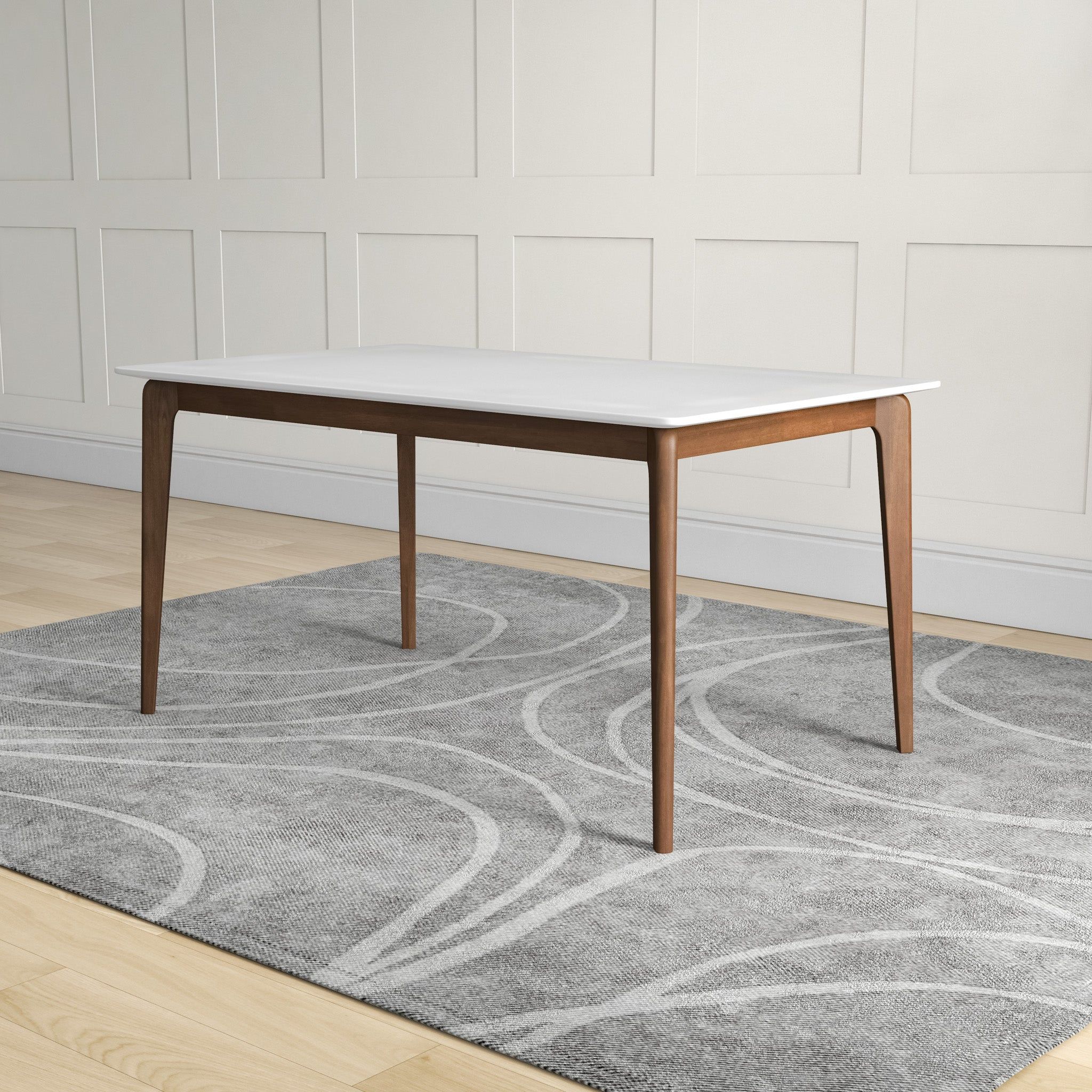 Levi - Modern Style Rectangular Dining Kitchen Table - Image 47