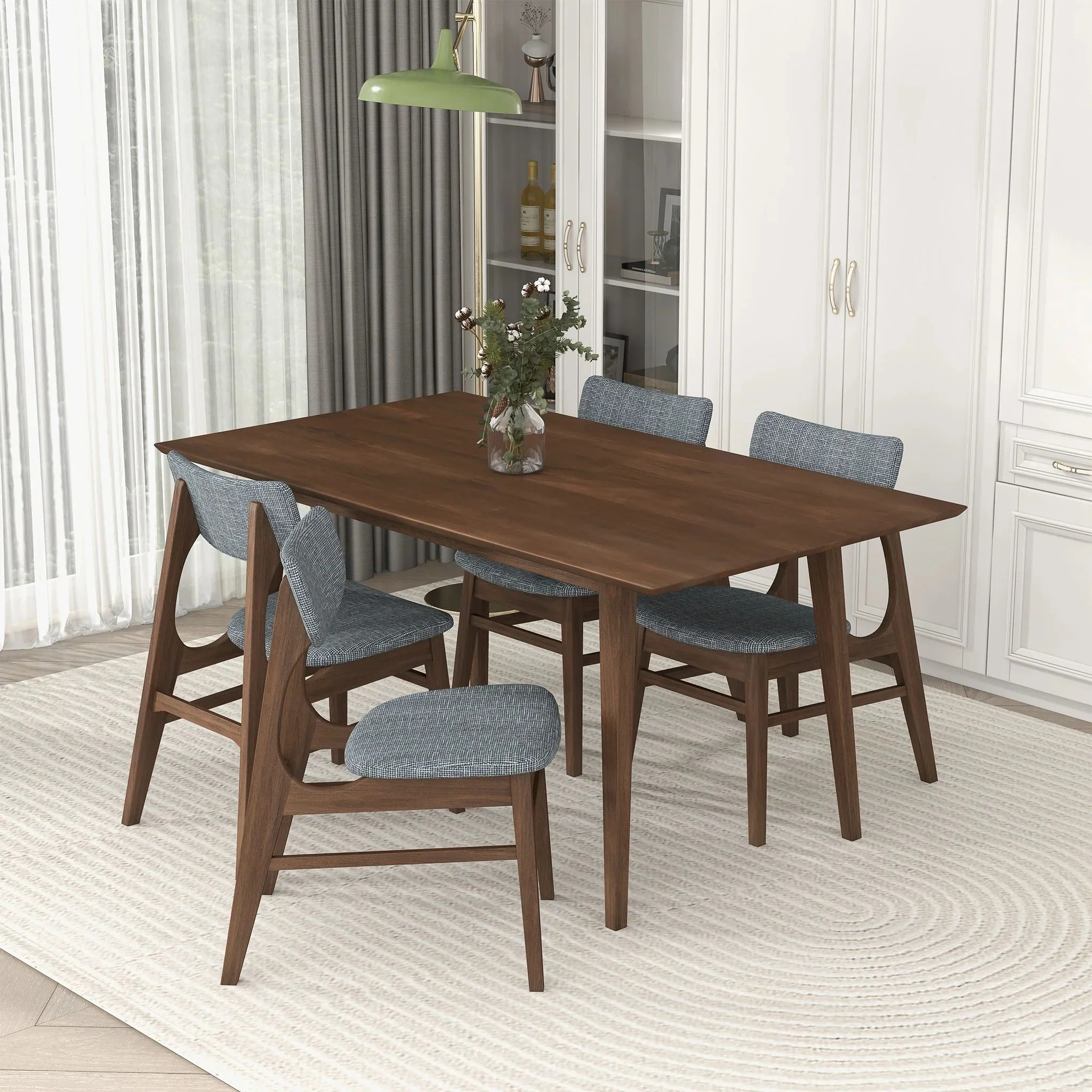 Levi - Modern Style Rectangular Dining Kitchen Table - Image 50