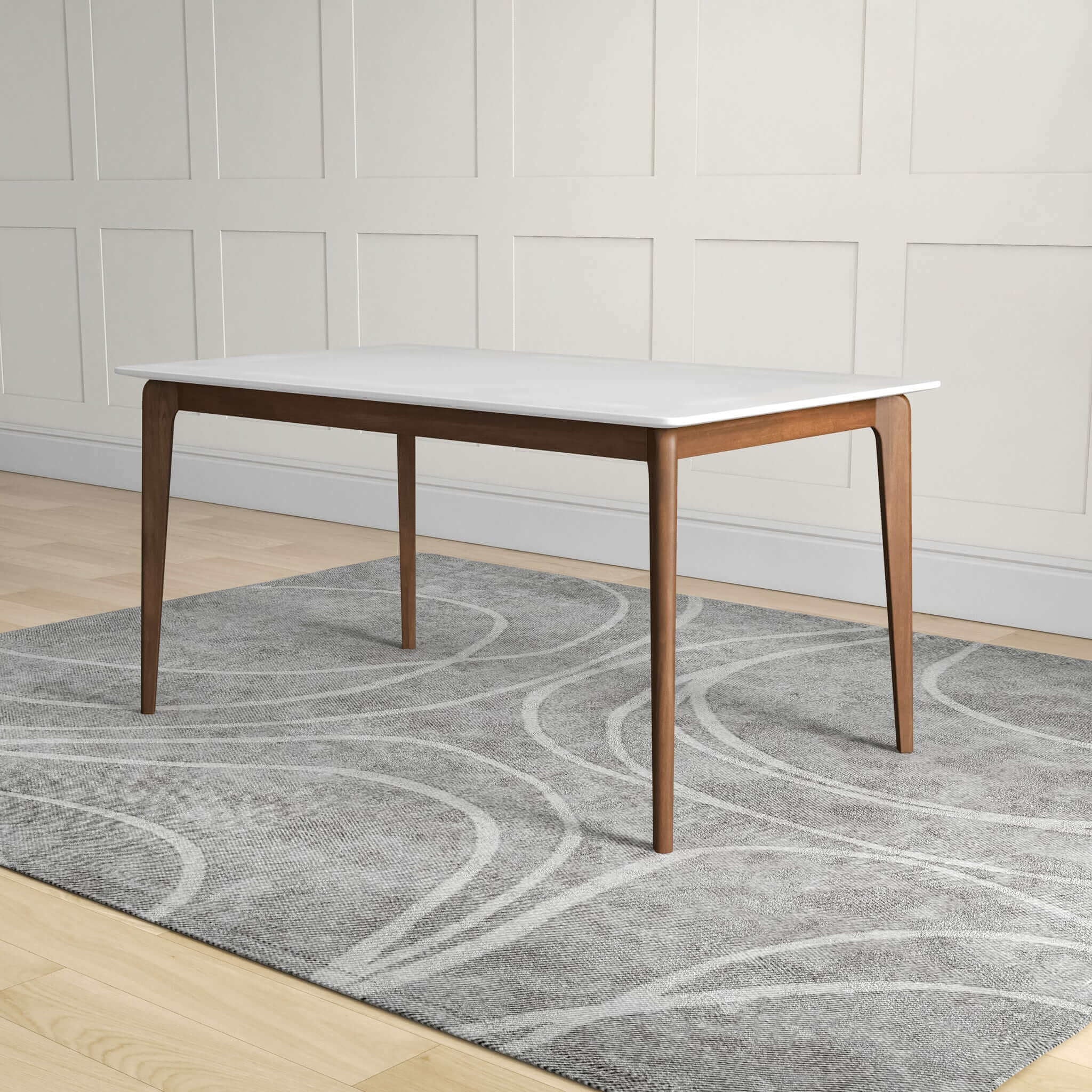 Levi - Modern Style Rectangular Dining Kitchen Table - Image 56