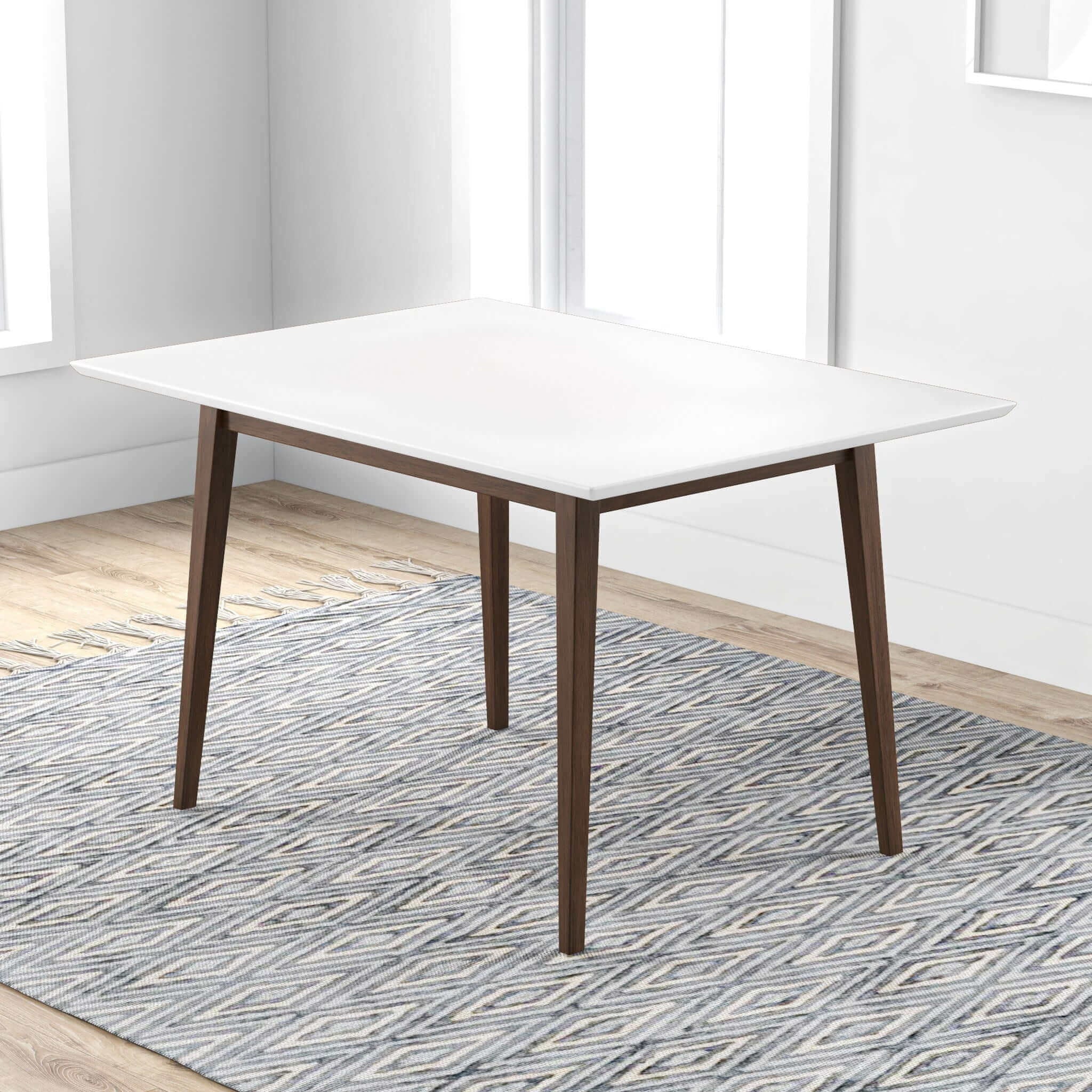 Levi - Modern Style Rectangular Dining Kitchen Table - Image 59