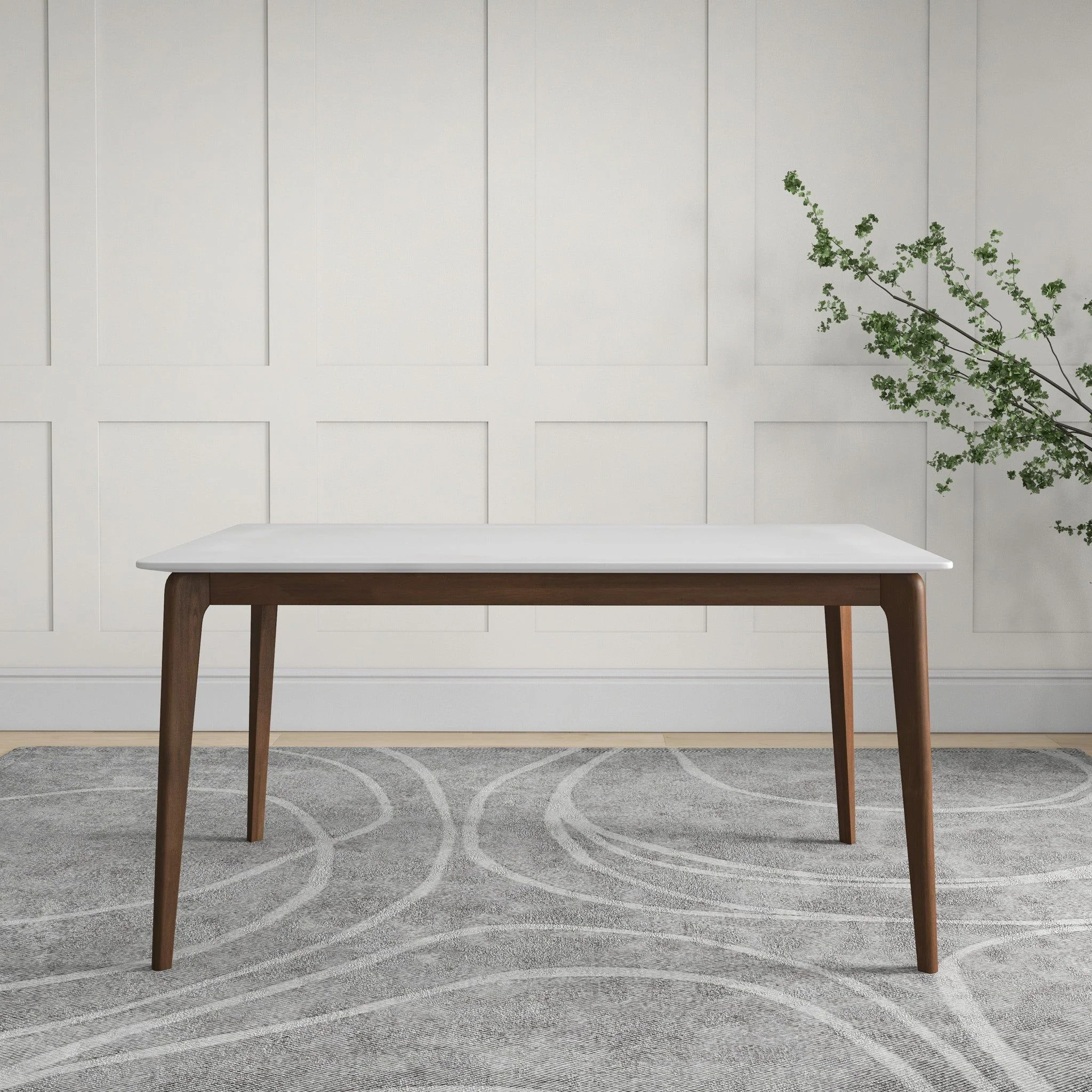 Levi - Modern Style Rectangular Dining Kitchen Table - Image 8