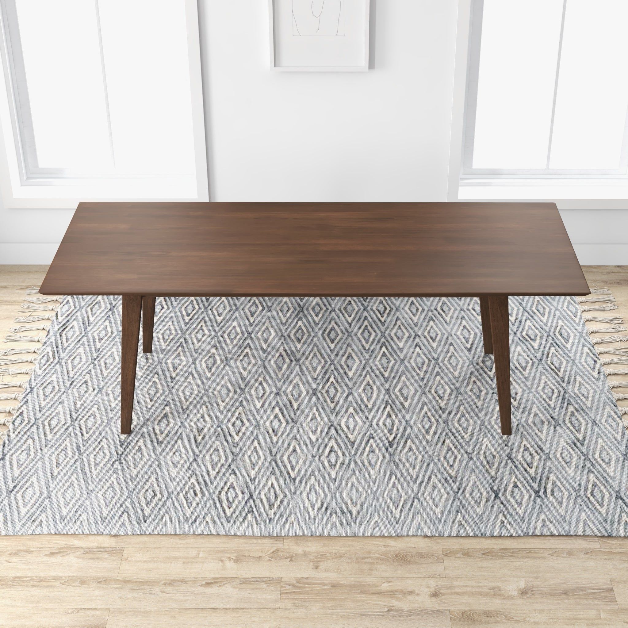 Levi - Modern Style Rectangular Dining Kitchen Table - Image 9