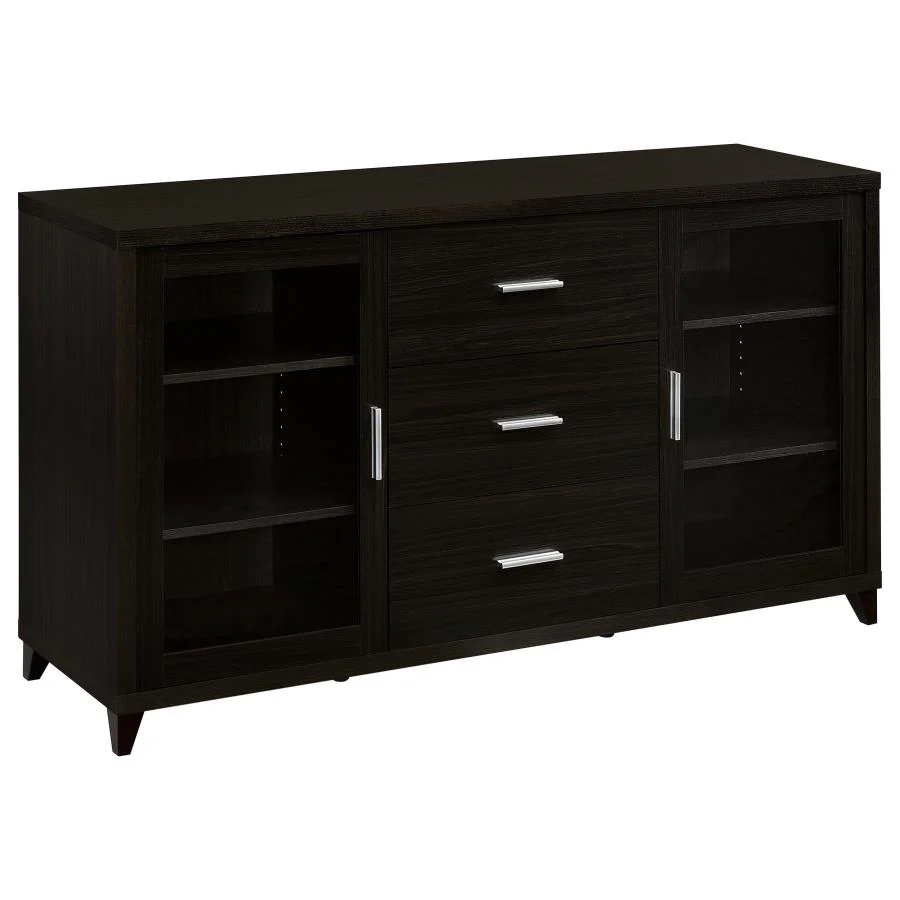 Lewes - 4 Piece TV Entertainment Center - Cappuccino - Image 3