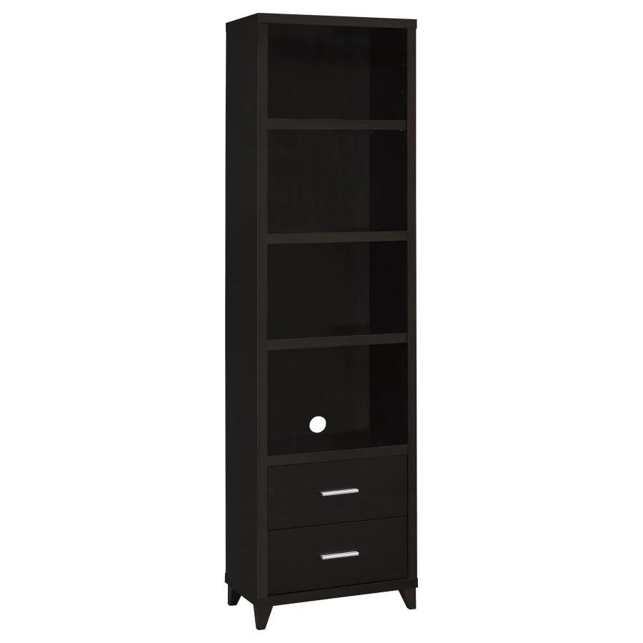 Lewes - 4 Piece TV Entertainment Center - Cappuccino - Image 9