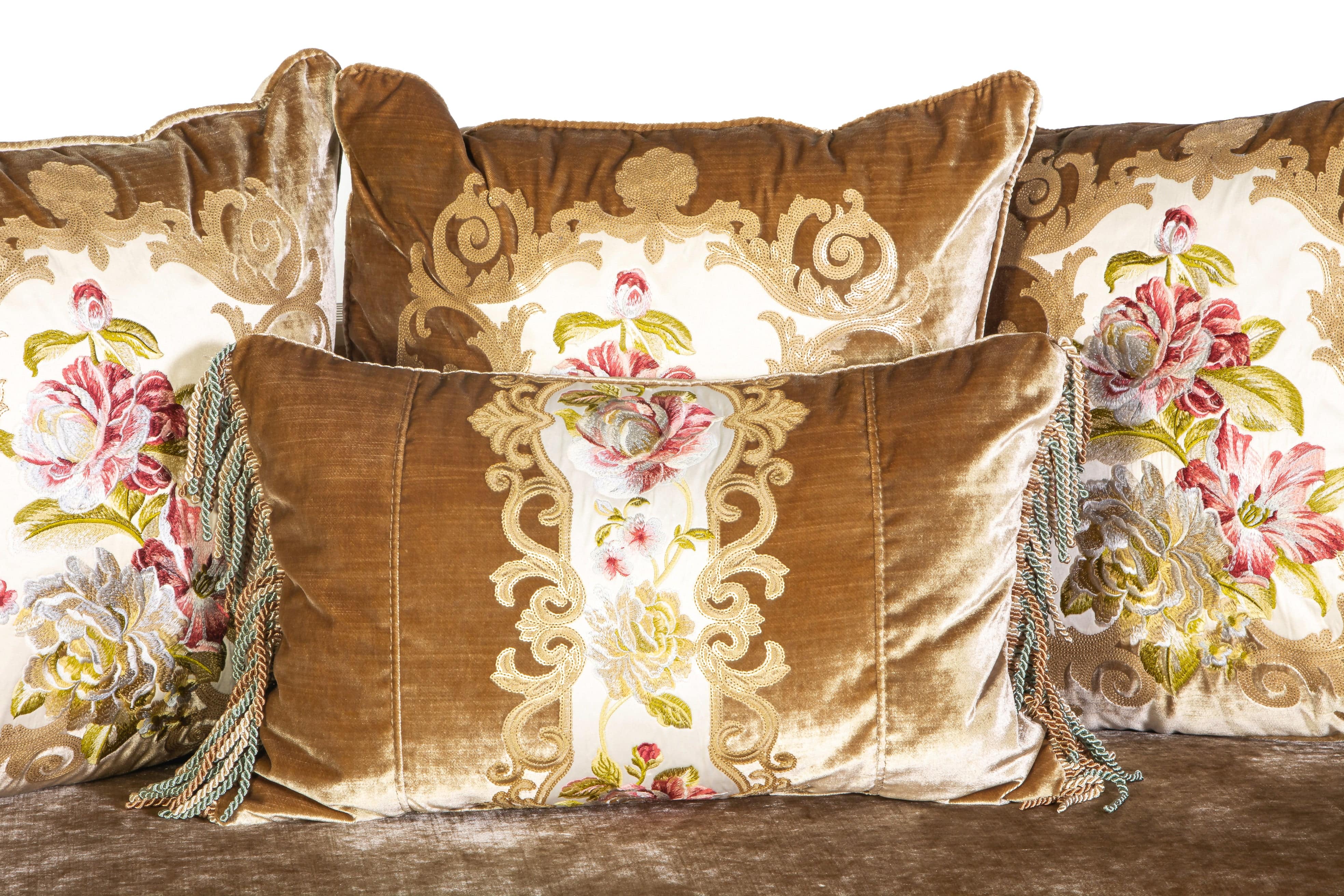 Light Champagne 3-Piece Living Room Set with Sofa, Loveseat & Chair - Image 5
