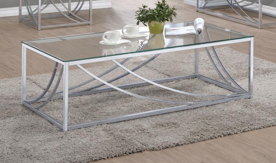 Lille - Glass Top Entryway Sofa Console Table Accents - Image 5