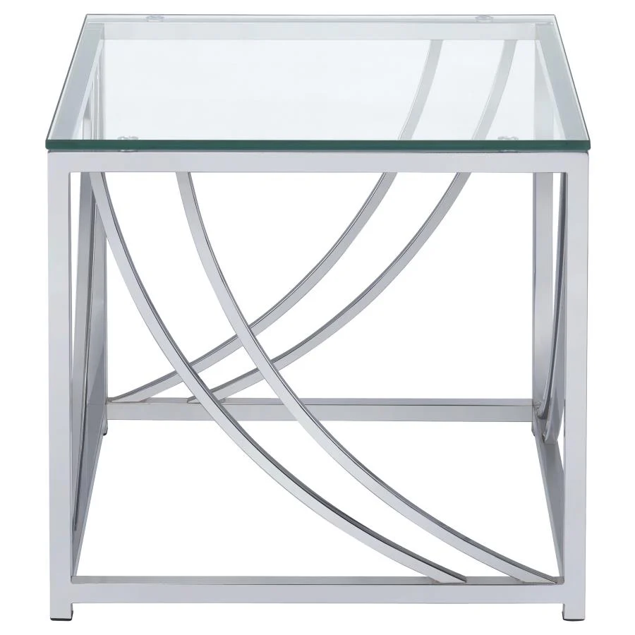 Lille - Glass Top Entryway Sofa Console Table Accents - Image 7
