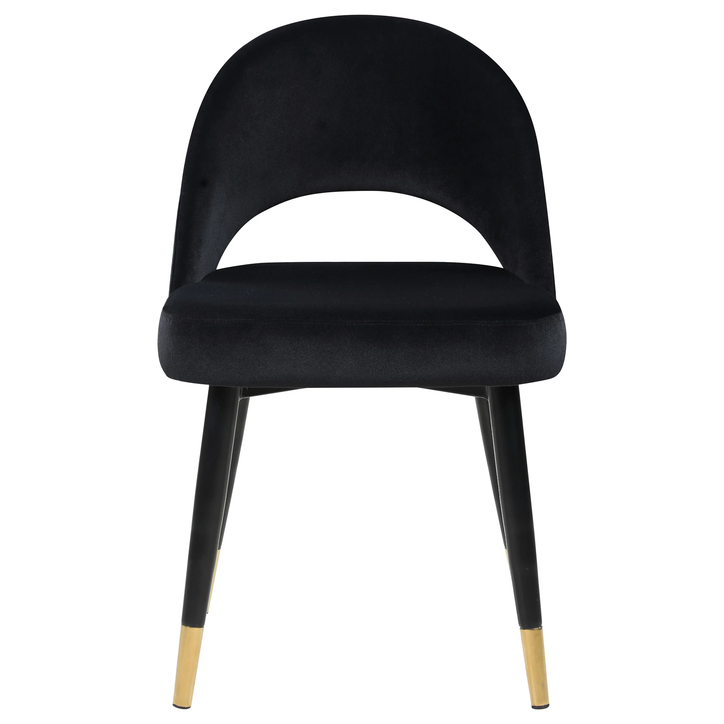 Lindsey Upholstered Dining Side Chair Black (Set of 2) - Image 4