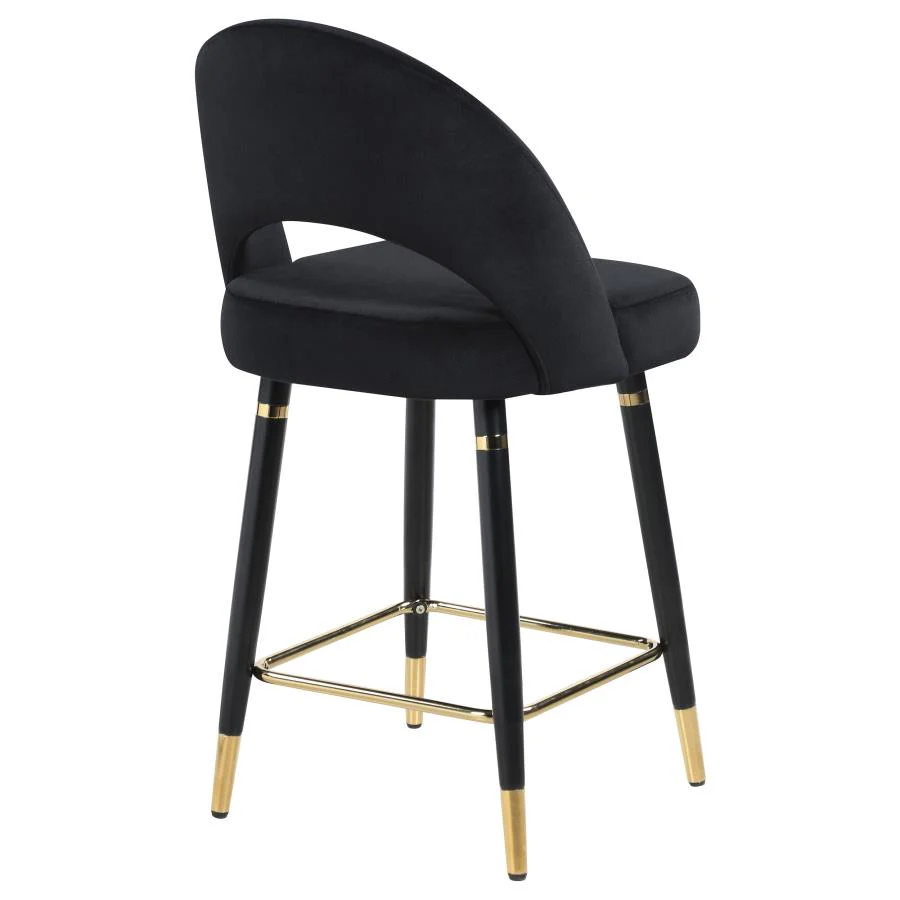 Lindsey Velvet Upholstered Counter Chair  (Set of 2) - Image 16