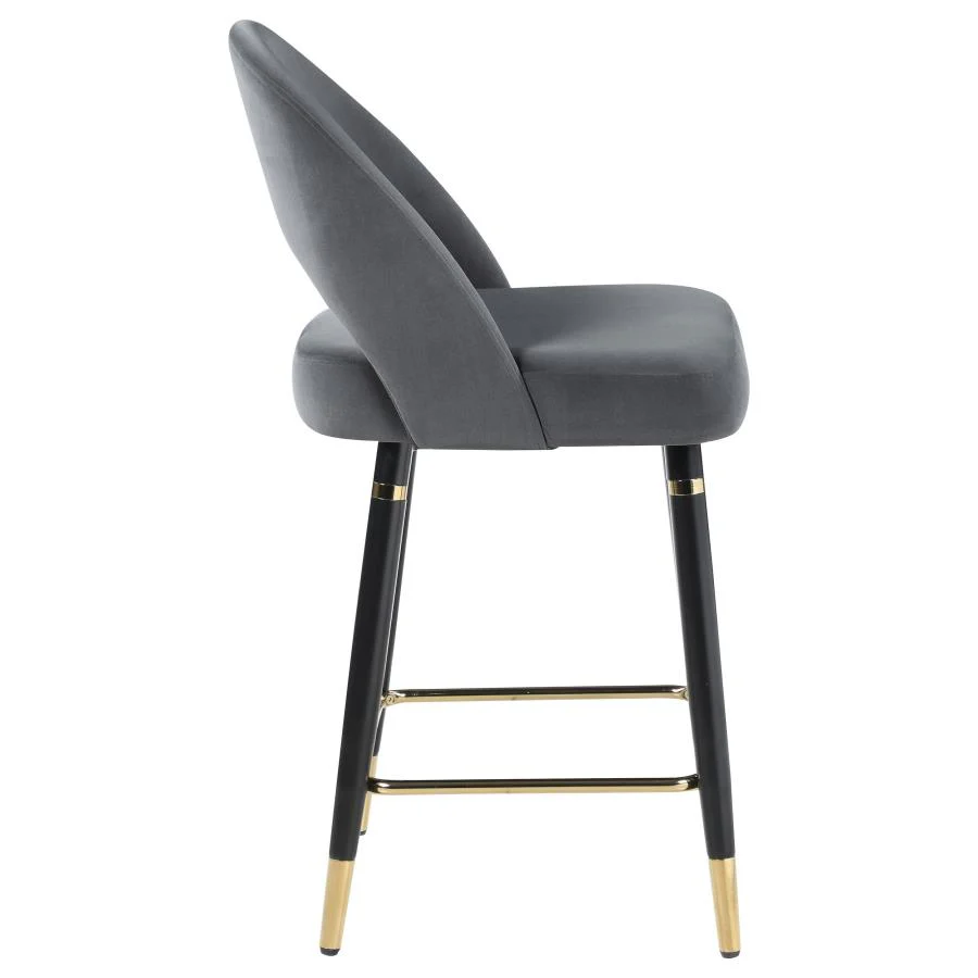 Lindsey Velvet Upholstered Counter Chair  (Set of 2) - Image 17