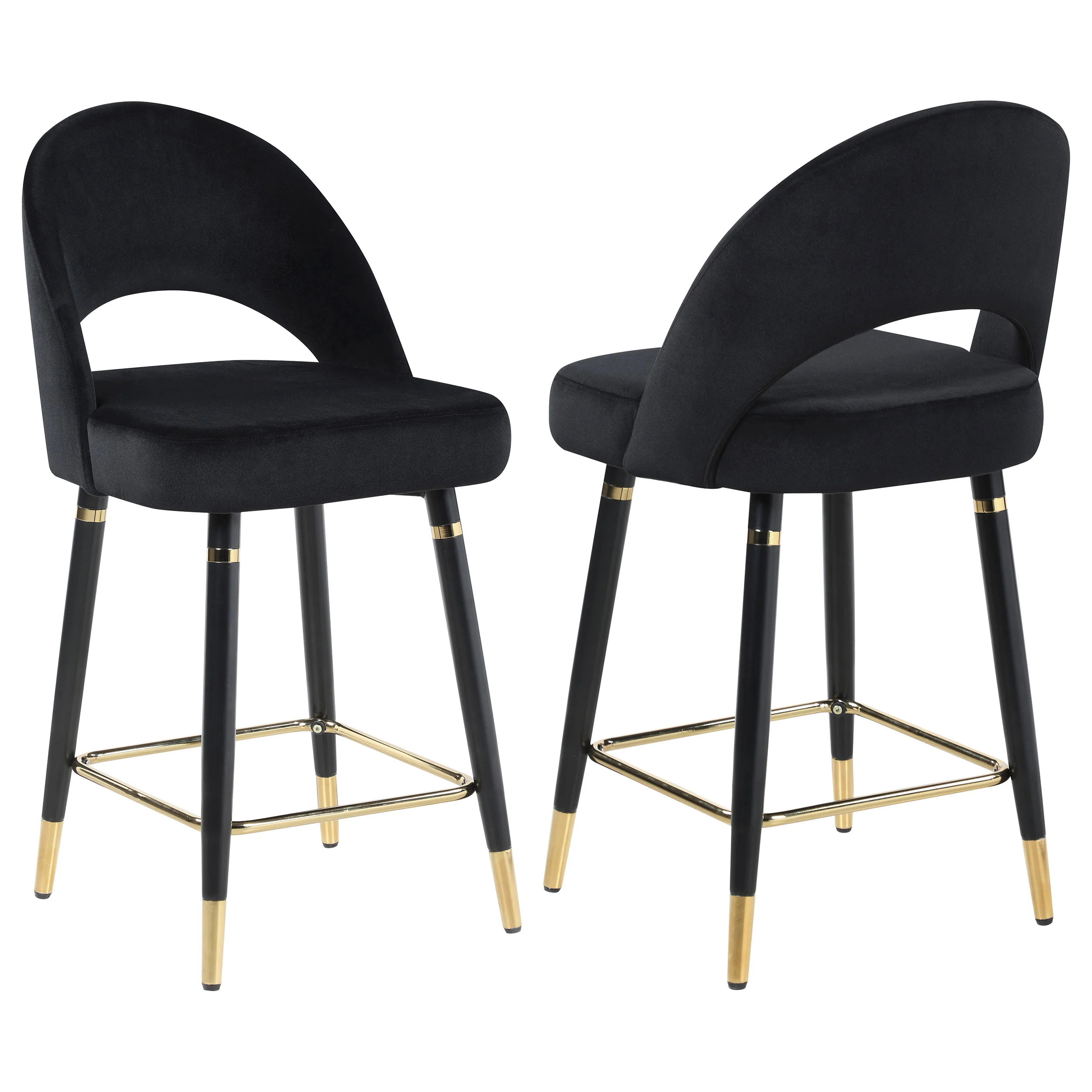 Lindsey Velvet Upholstered Counter Chair  (Set of 2) - Image 34