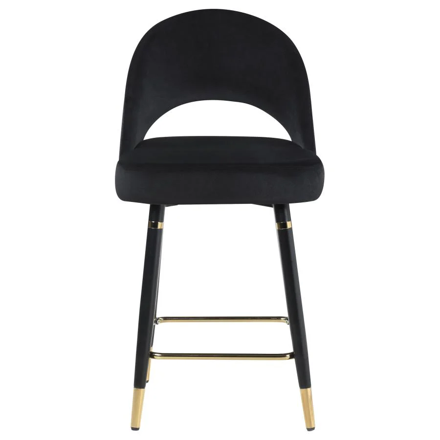 Lindsey Velvet Upholstered Counter Chair  (Set of 2) - Image 6