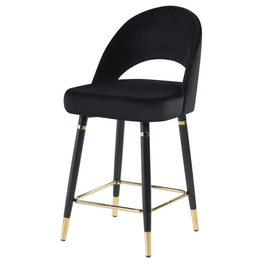 Lindsey Velvet Upholstered Counter Chair  (Set of 2) - Image 8