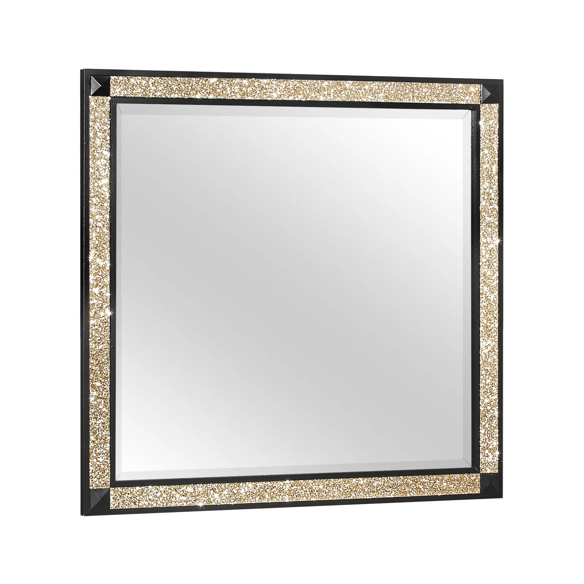 Lively - Bedroom Set With Glitter Detail And Padded Headboard - Image 2