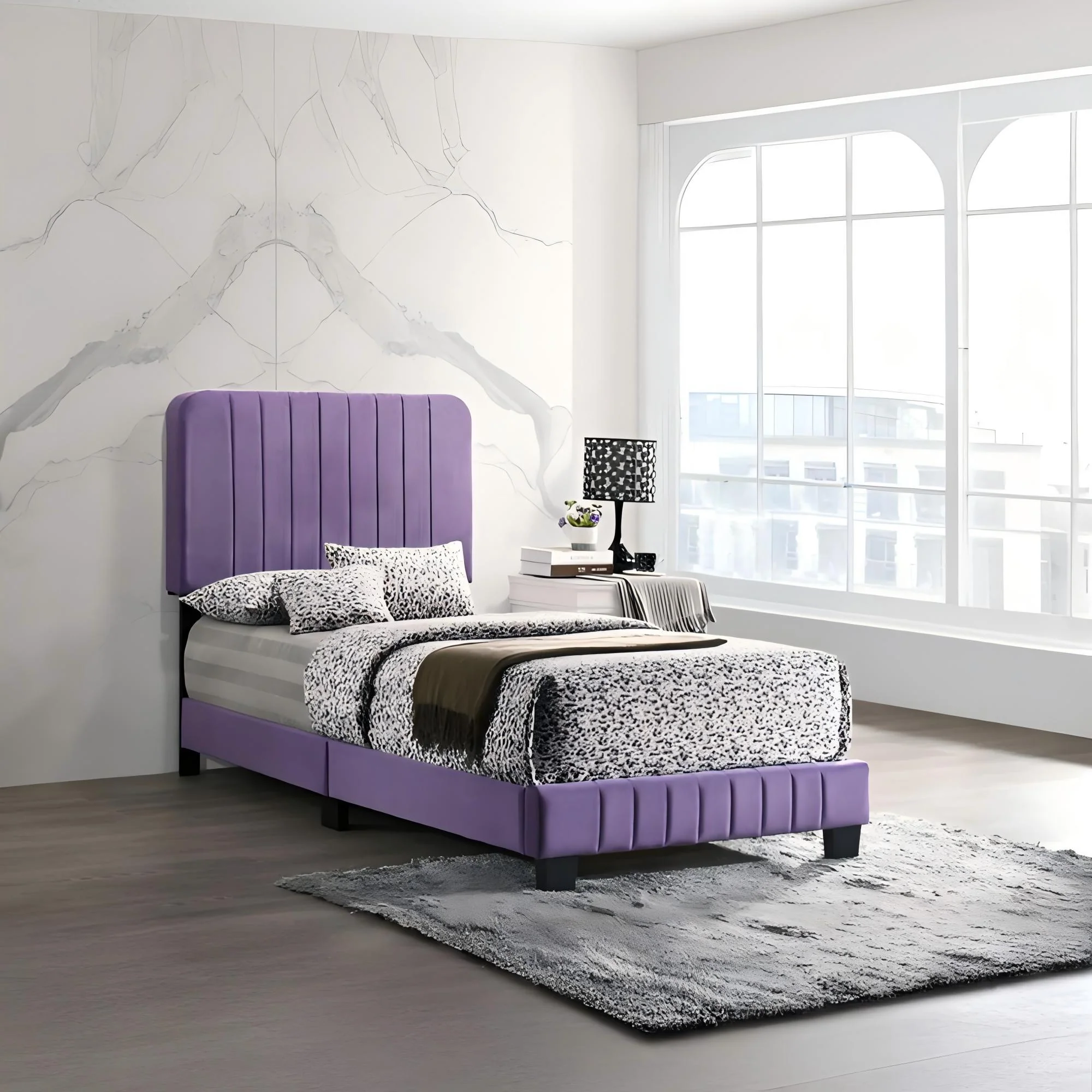 Channel Tufted Bed - Image 17