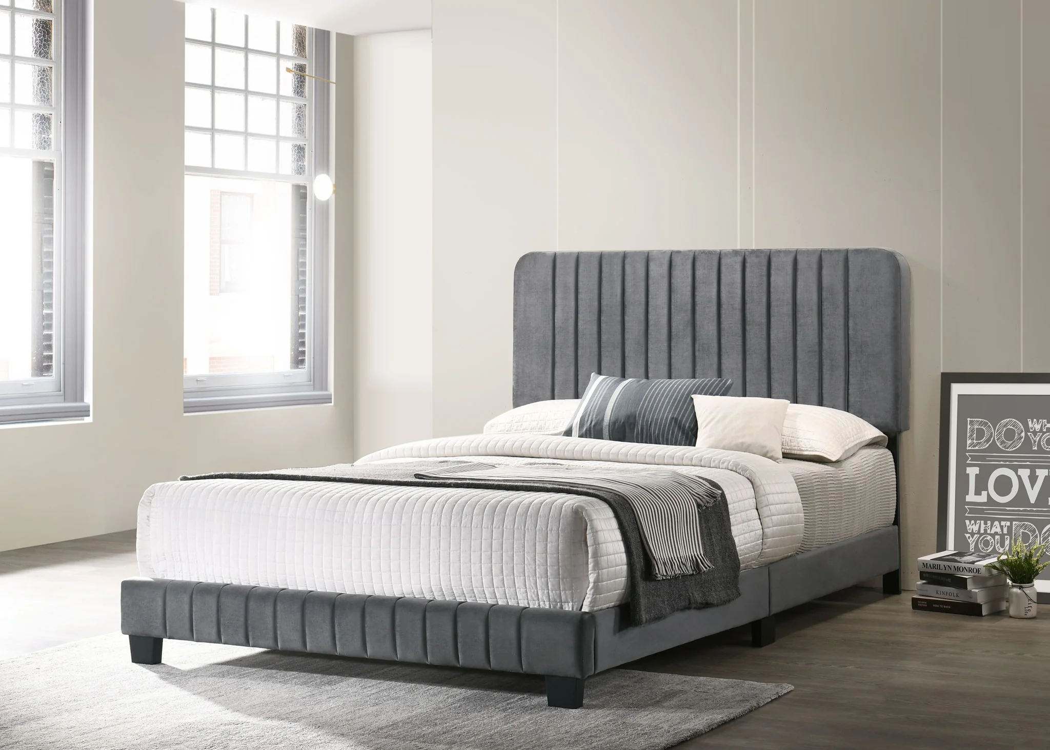 Channel Tufted Bed - Image 5