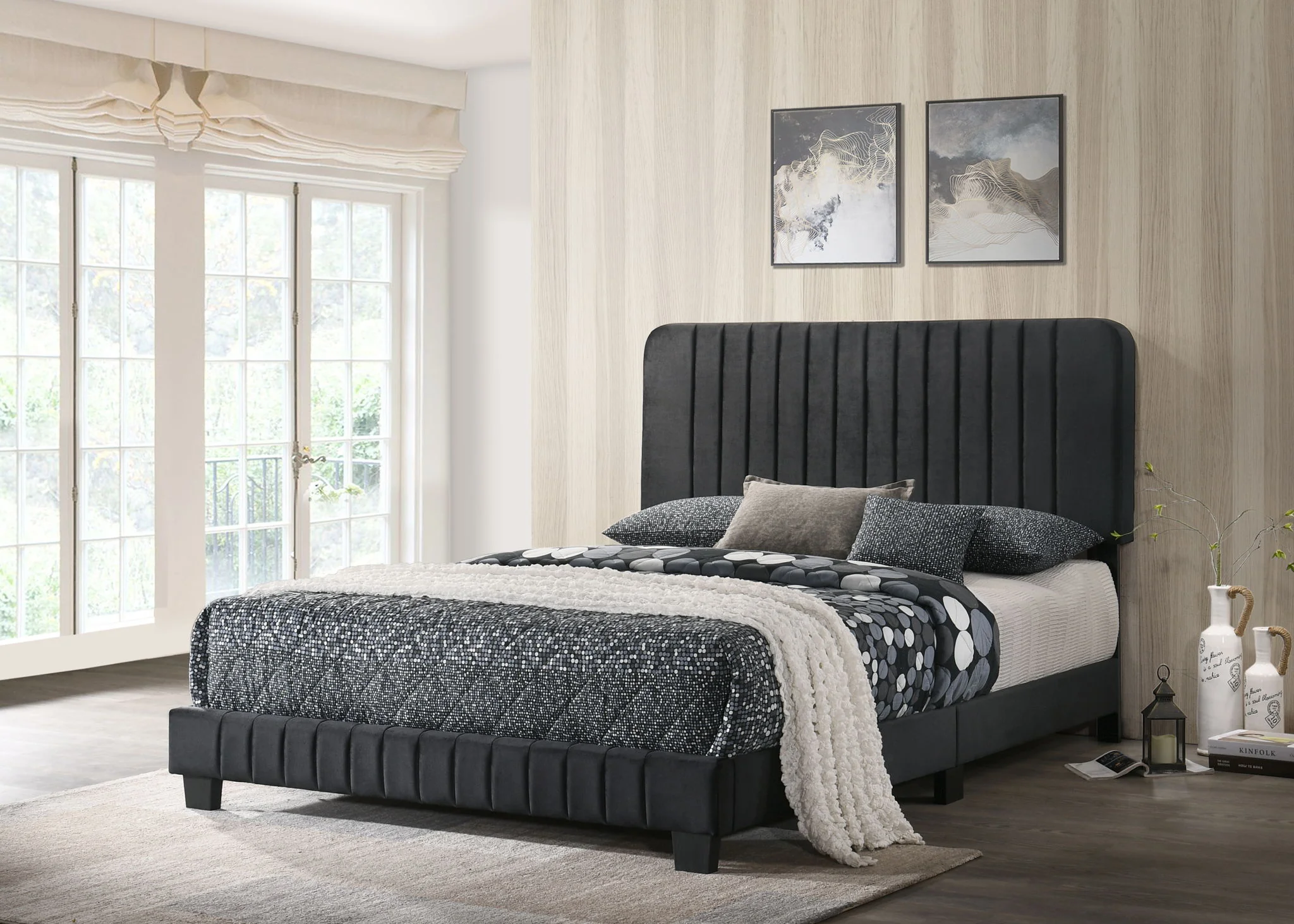 Channel Tufted Bed - Image 6