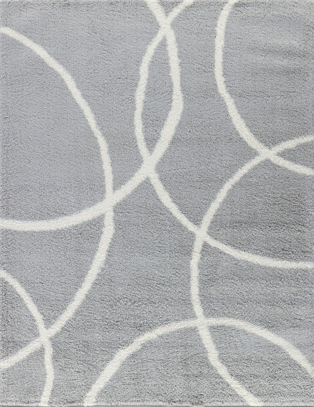 Loft Shag - 5' 3" X 7' Shaggy Area Rug - Gray - Image 3