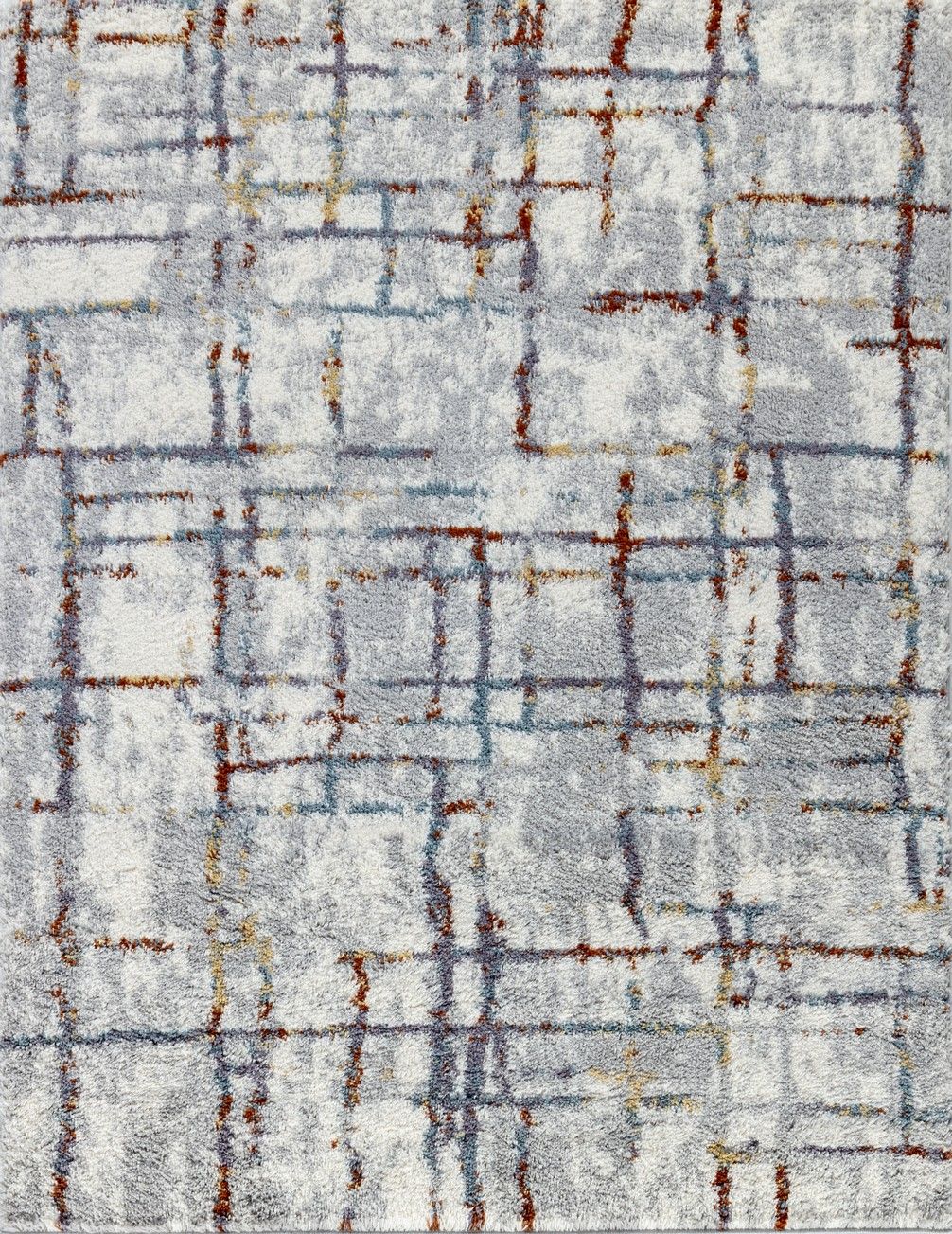Loft Shag - 5' 3" X 7' Shaggy Area Rug - Multi - Image 3