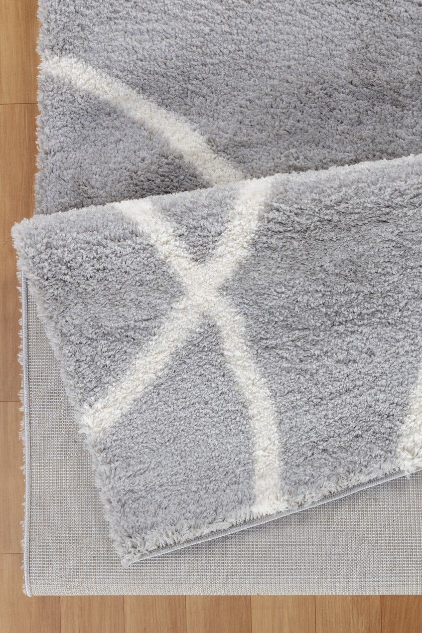 Loft Shag - 7'10" X 9'10" Shaggy Area Rug - Gray - Image 4