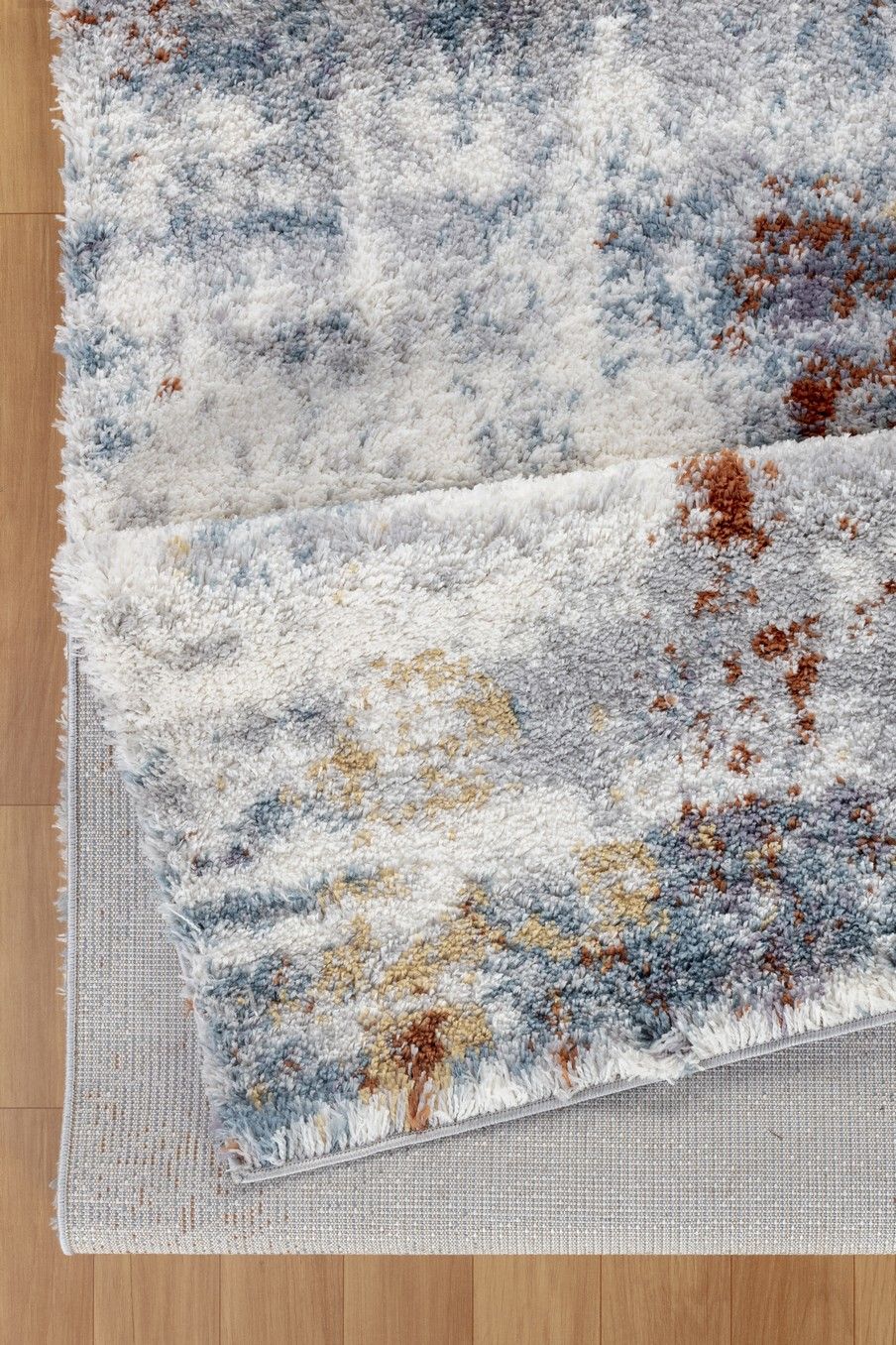 Loft Shag - 7'10" X 9'10" Shaggy Area Rug - Gray, Polypropylene - Image 4