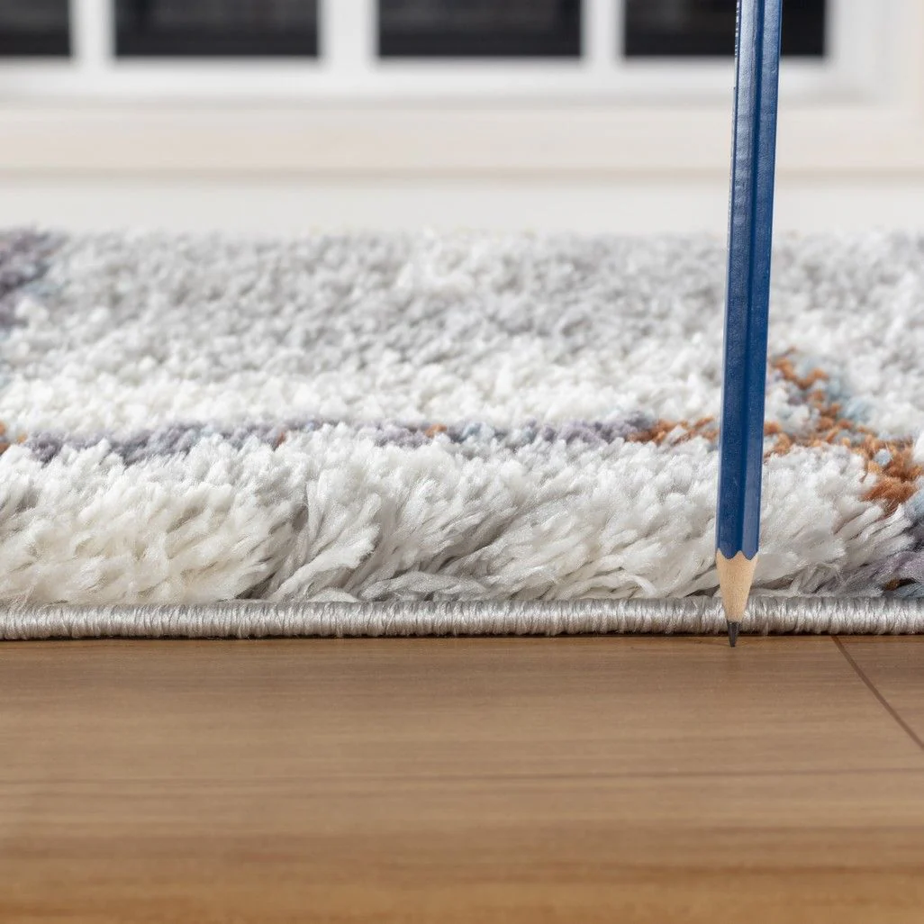 Loft Shag - 7'10" X 9'10" Shaggy Area Rug - Multi - Image 4