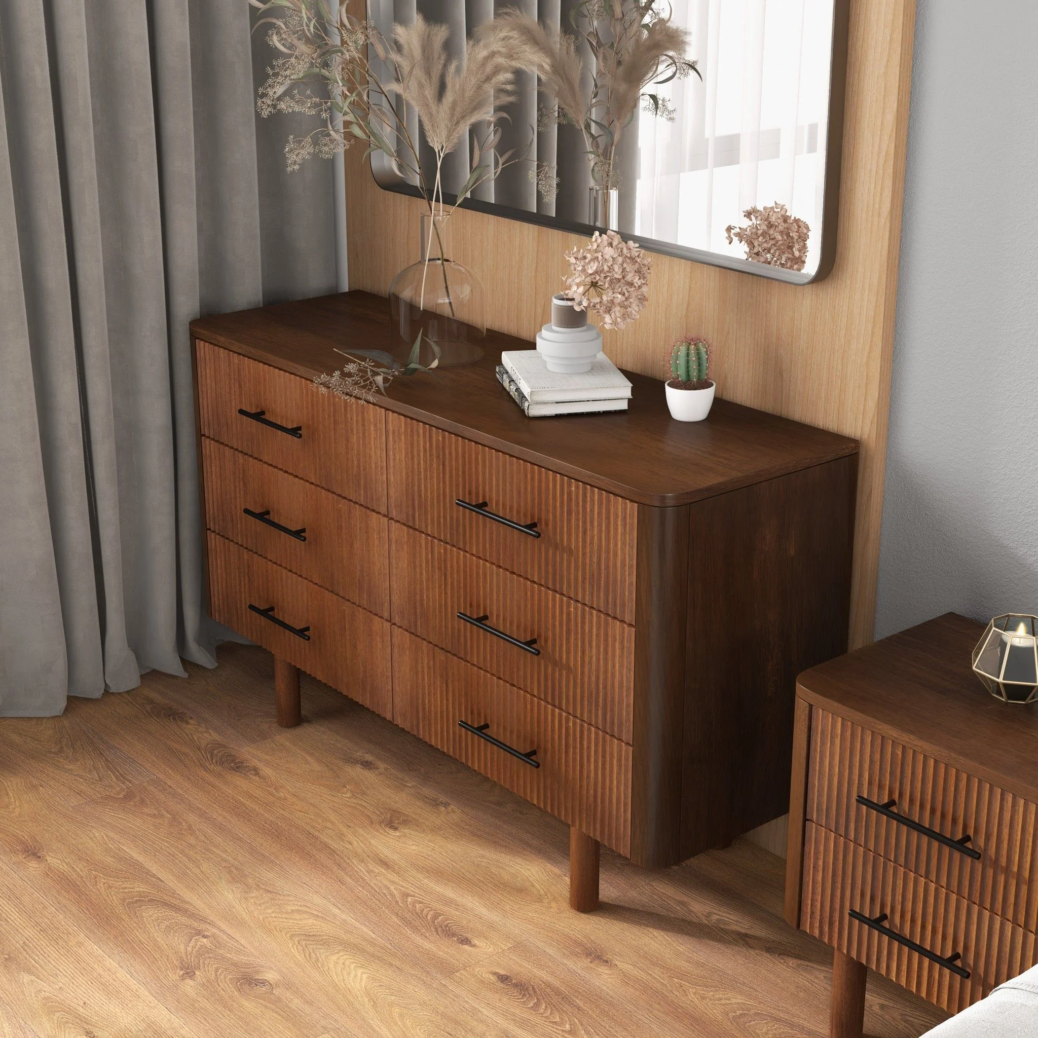 Logan - Dresser With 6 Drawers - Brown - Image 2