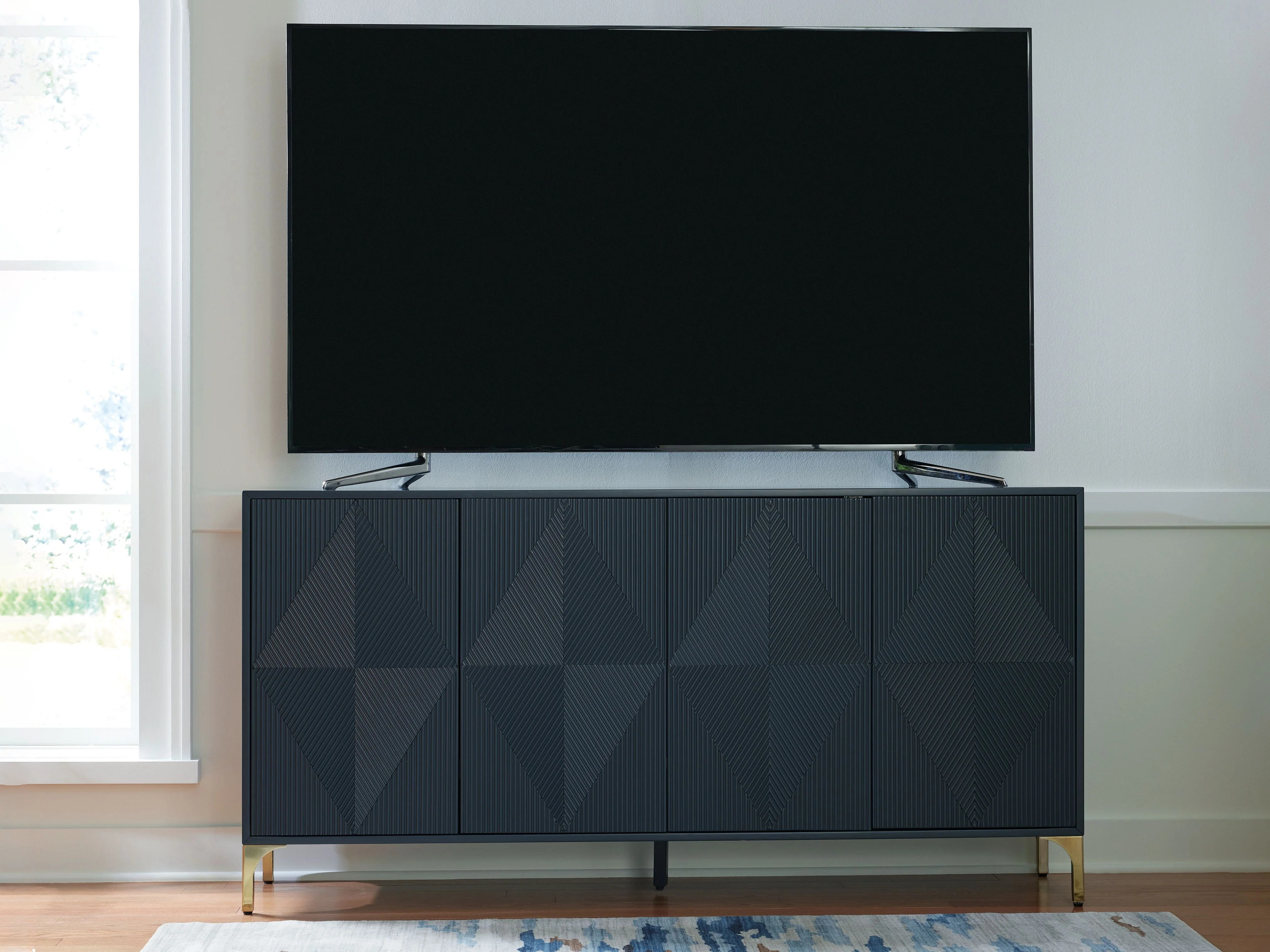 Loirwick - Accent Cabinet - Dark Blue - Image 5