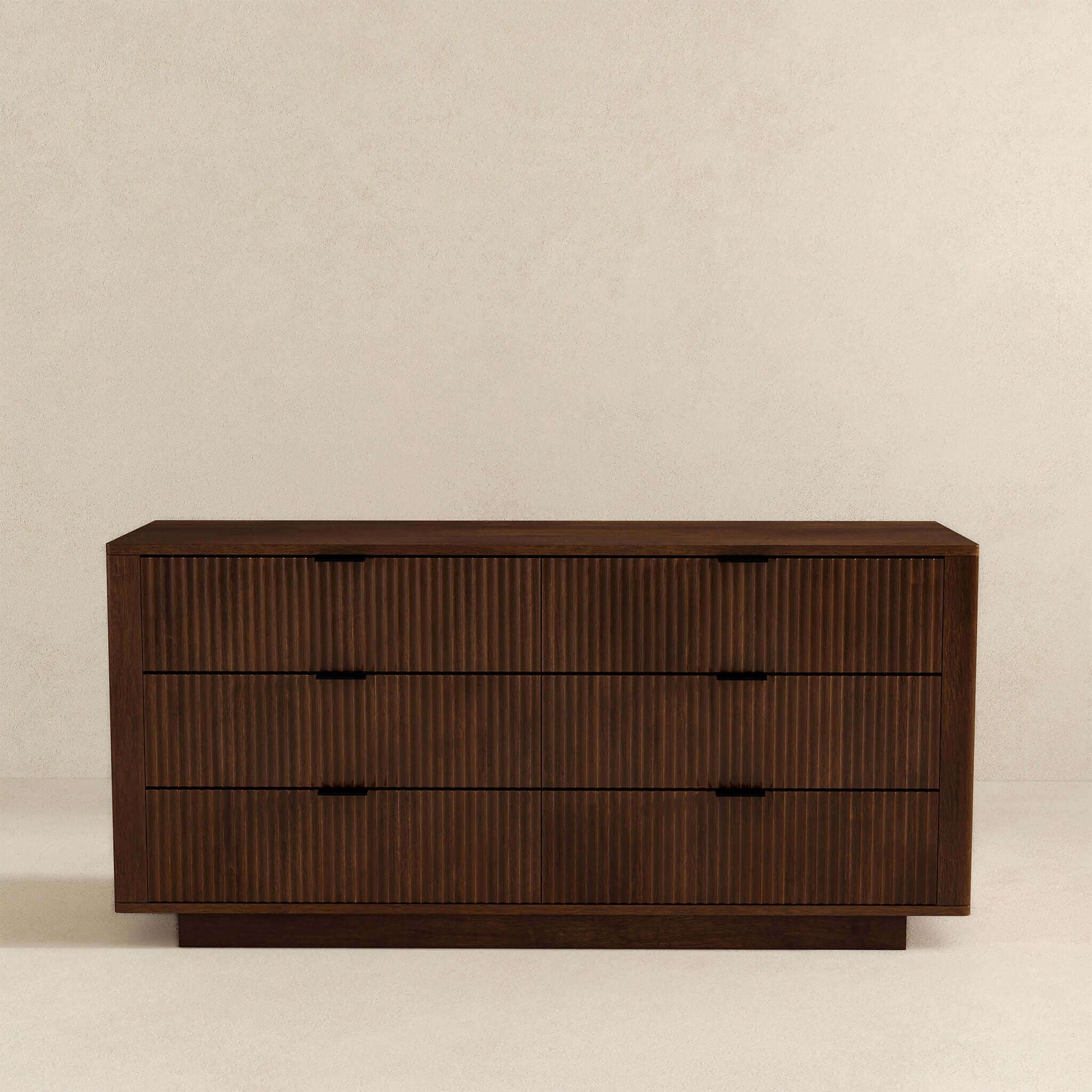 Lola - Dresser With 6 Drawers - Dark Brown - Image 12