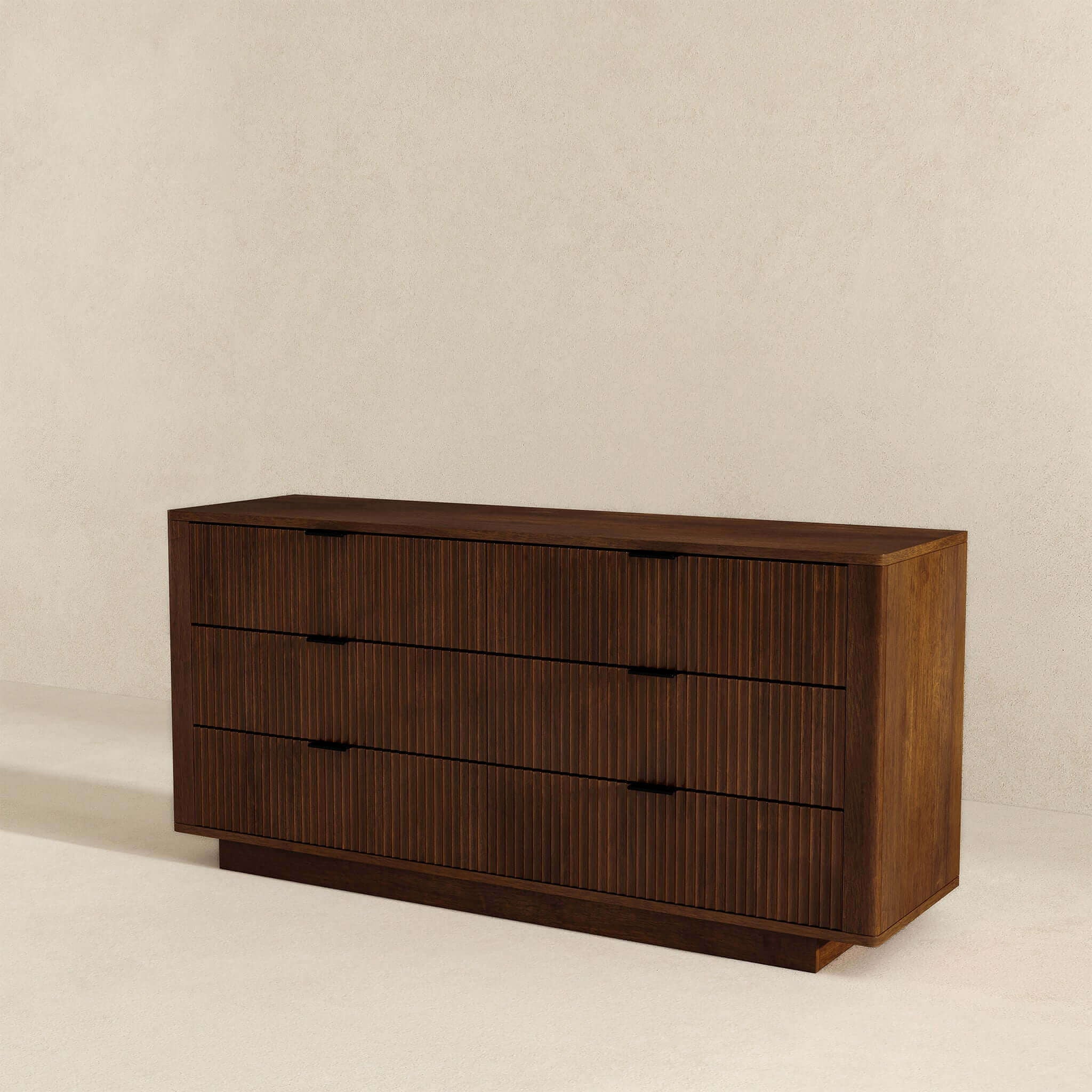 Lola - Dresser With 6 Drawers - Dark Brown - Image 3