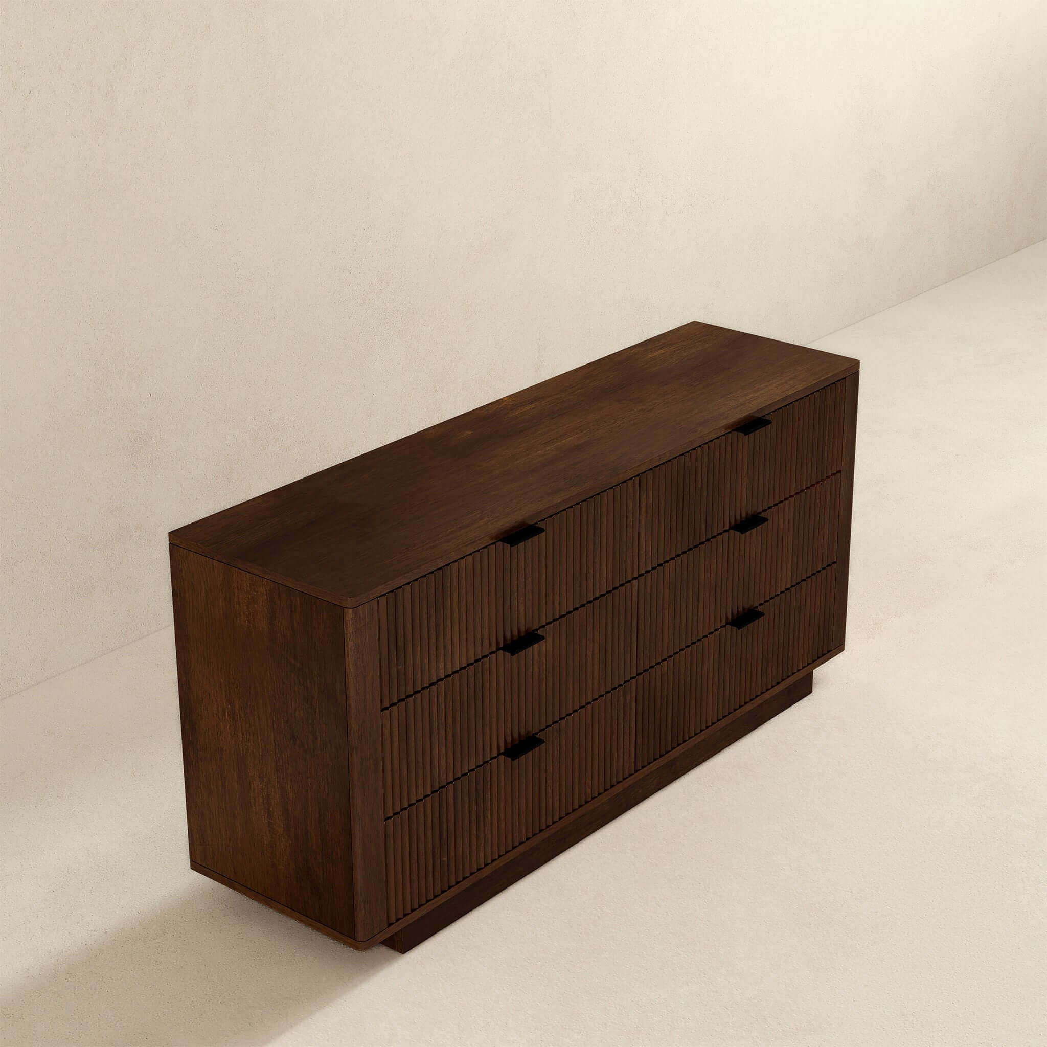 Lola - Dresser With 6 Drawers - Dark Brown - Image 8