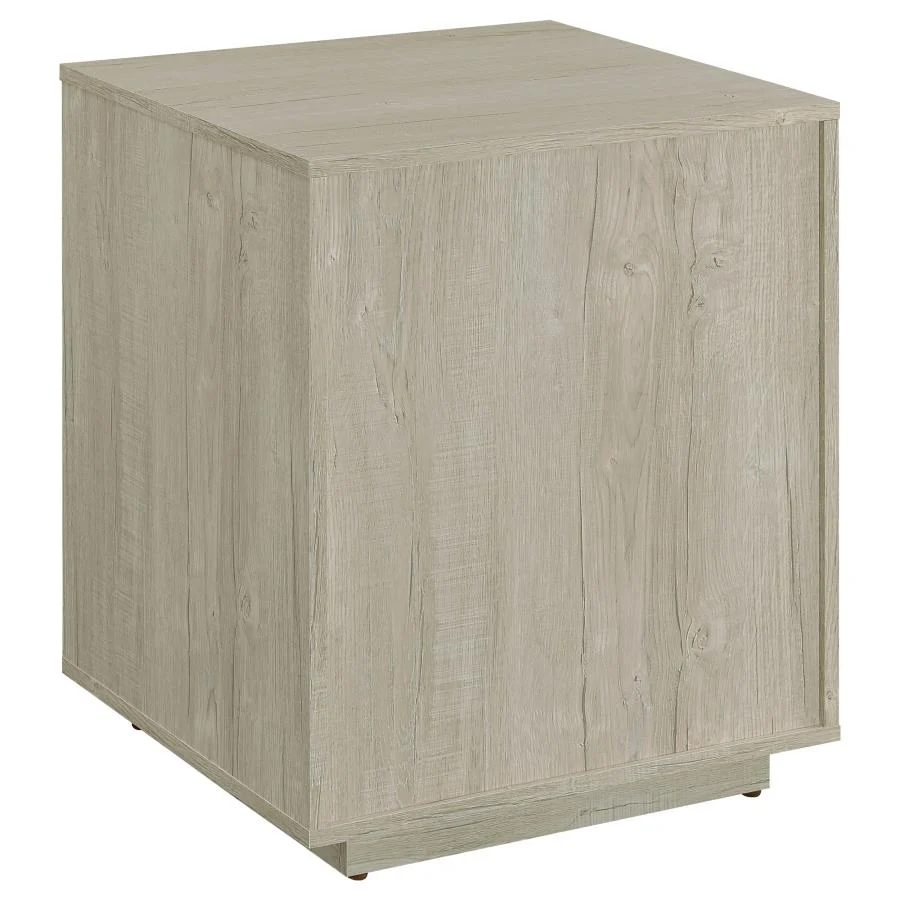 Loomis - 3-Drawer Home Office File Cabinet - Whitewashed Gray - Image 7