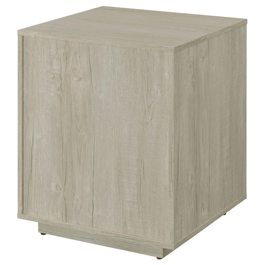 Loomis - 3-Drawer Home Office File Cabinet - Whitewashed Gray - Image 9